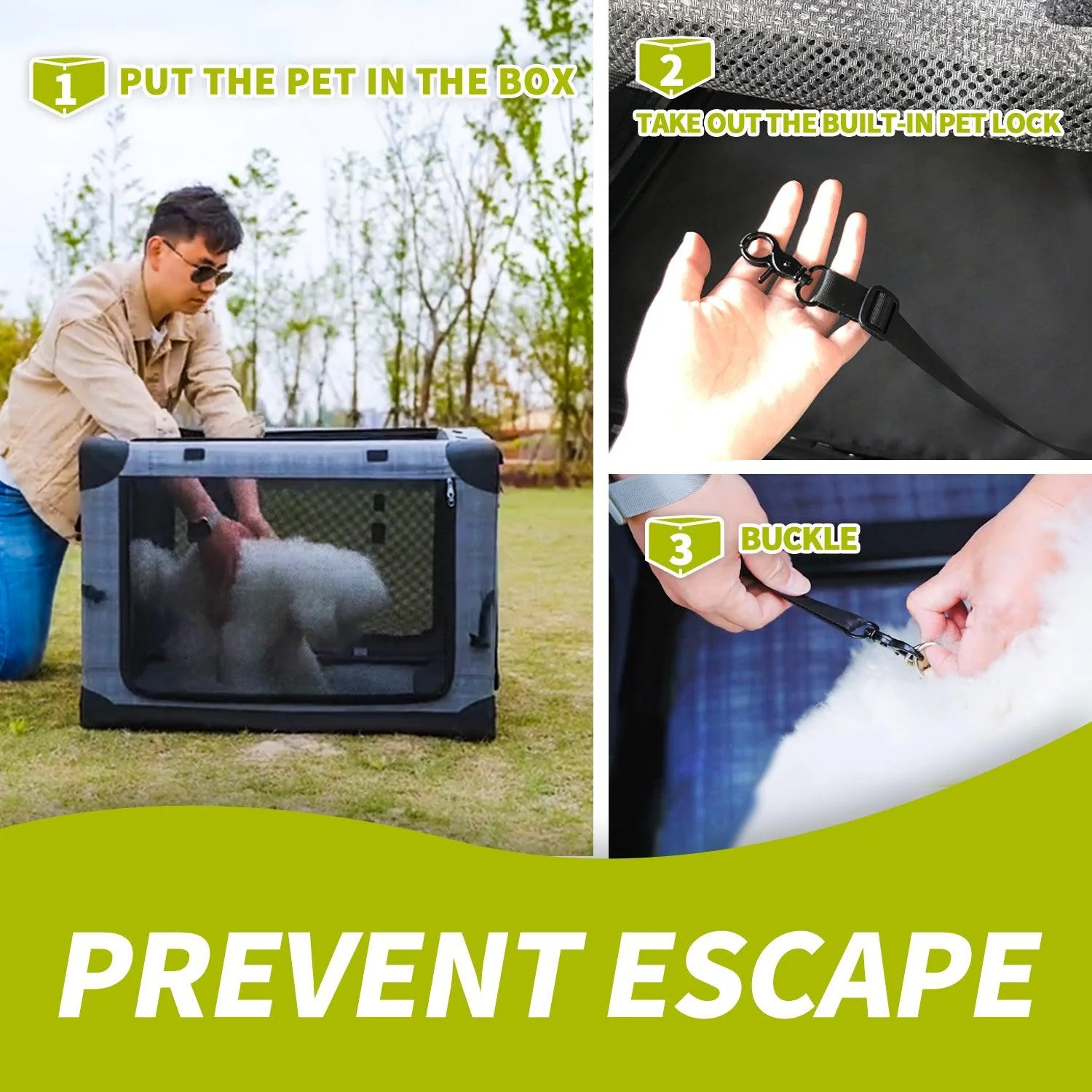 Foldable Pet Travel Crate - Image 4