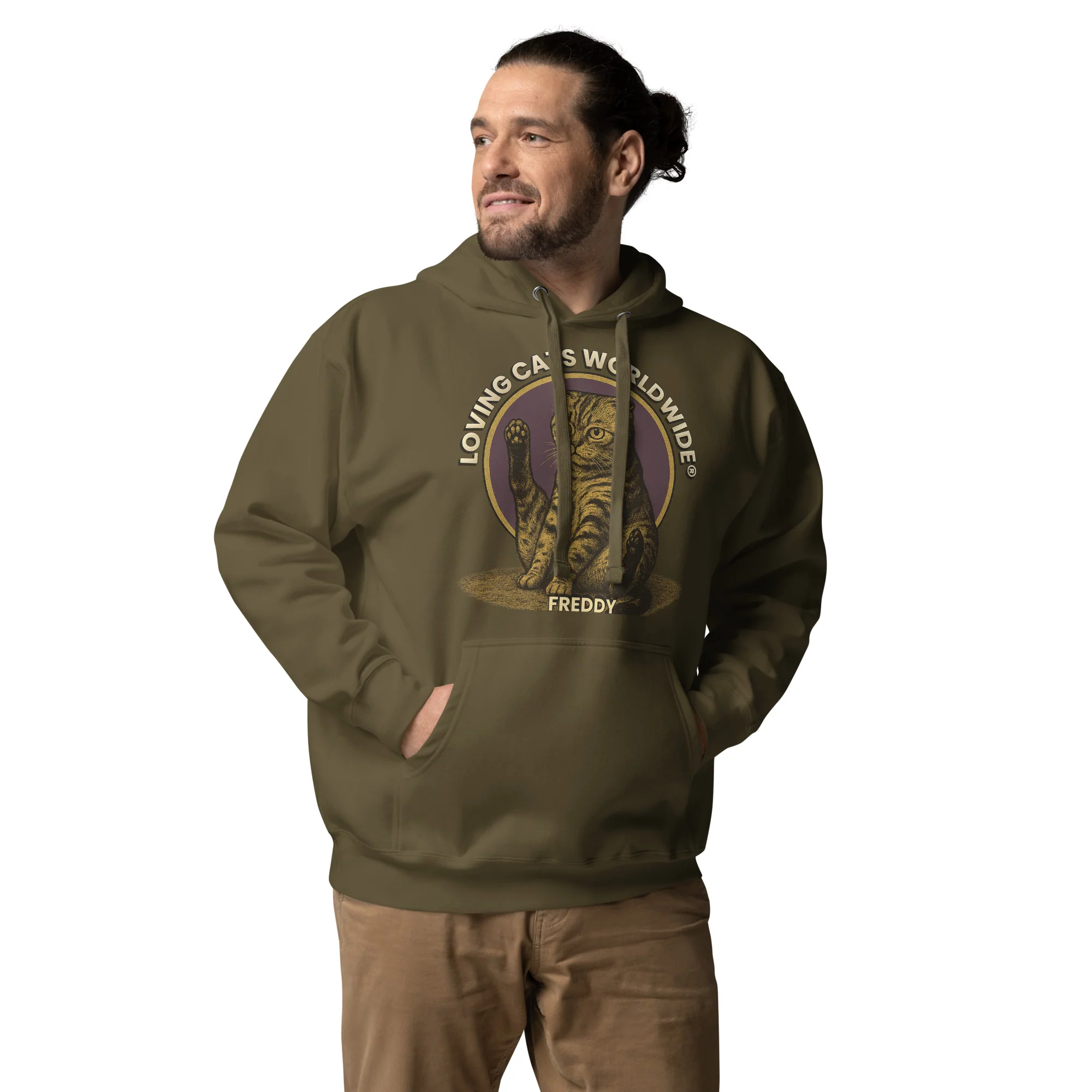 Freddy the Folded Fool - Unisex Hoodie - Image 10