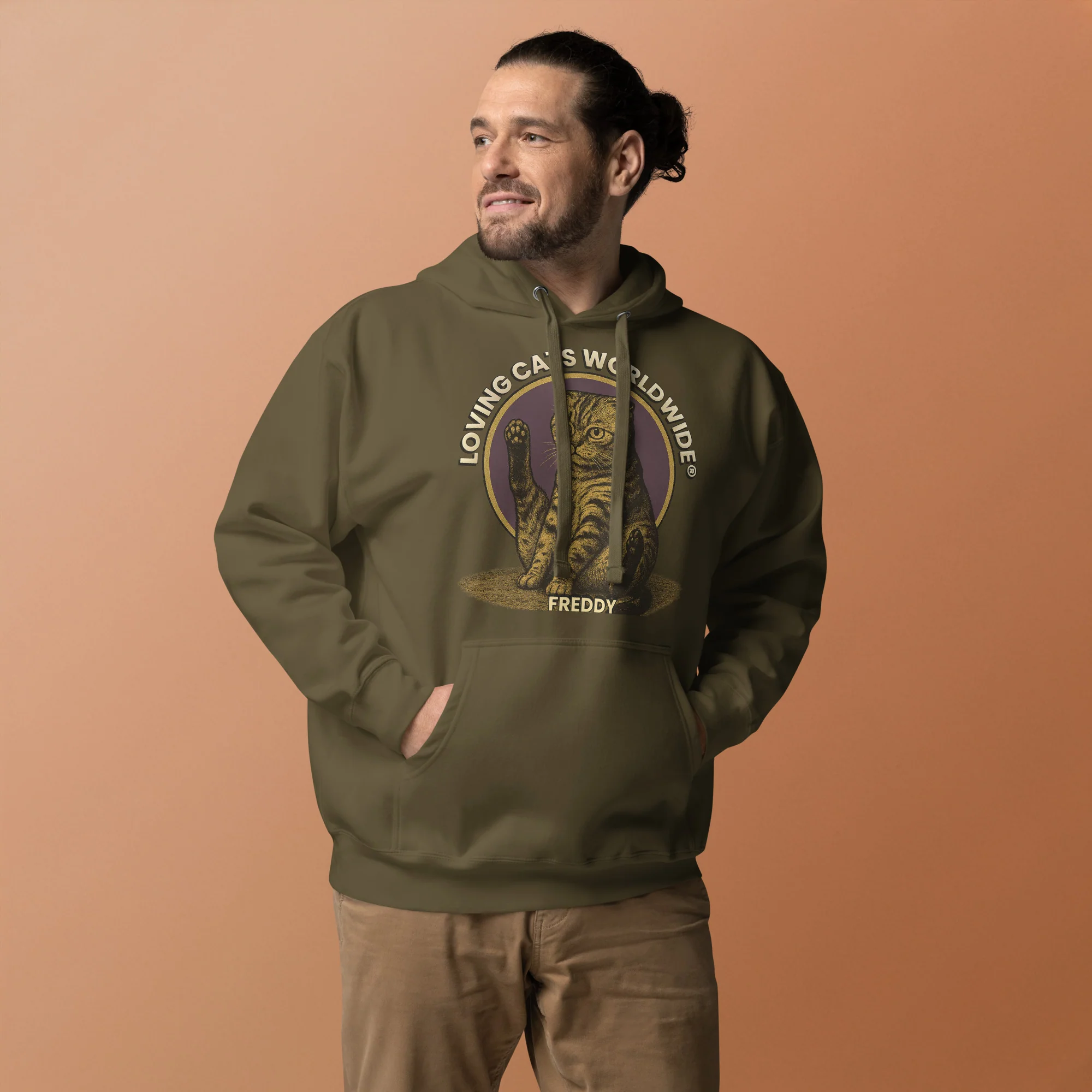 Freddy the Folded Fool - Unisex Hoodie - Image 12