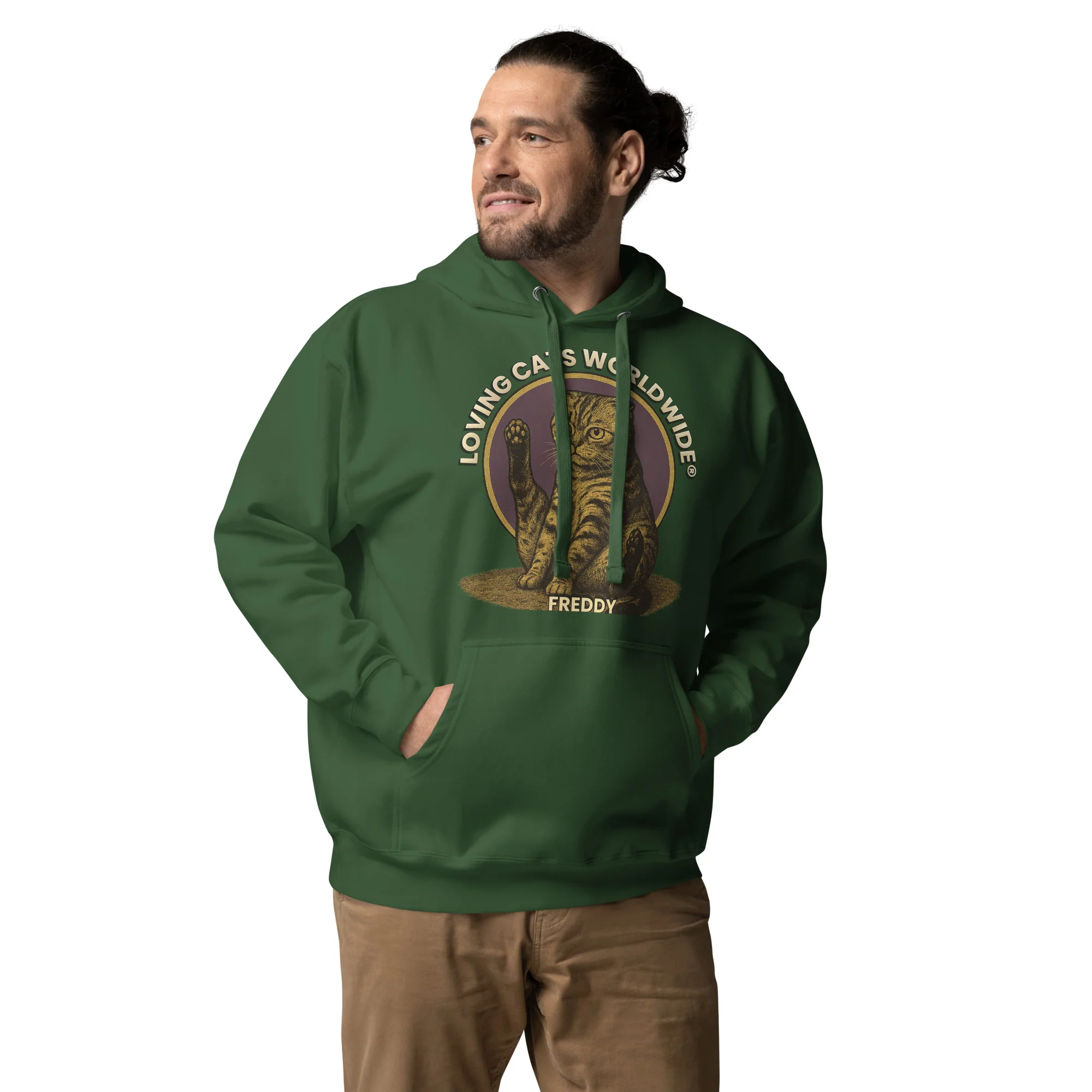 Freddy the Folded Fool - Unisex Hoodie - Image 16
