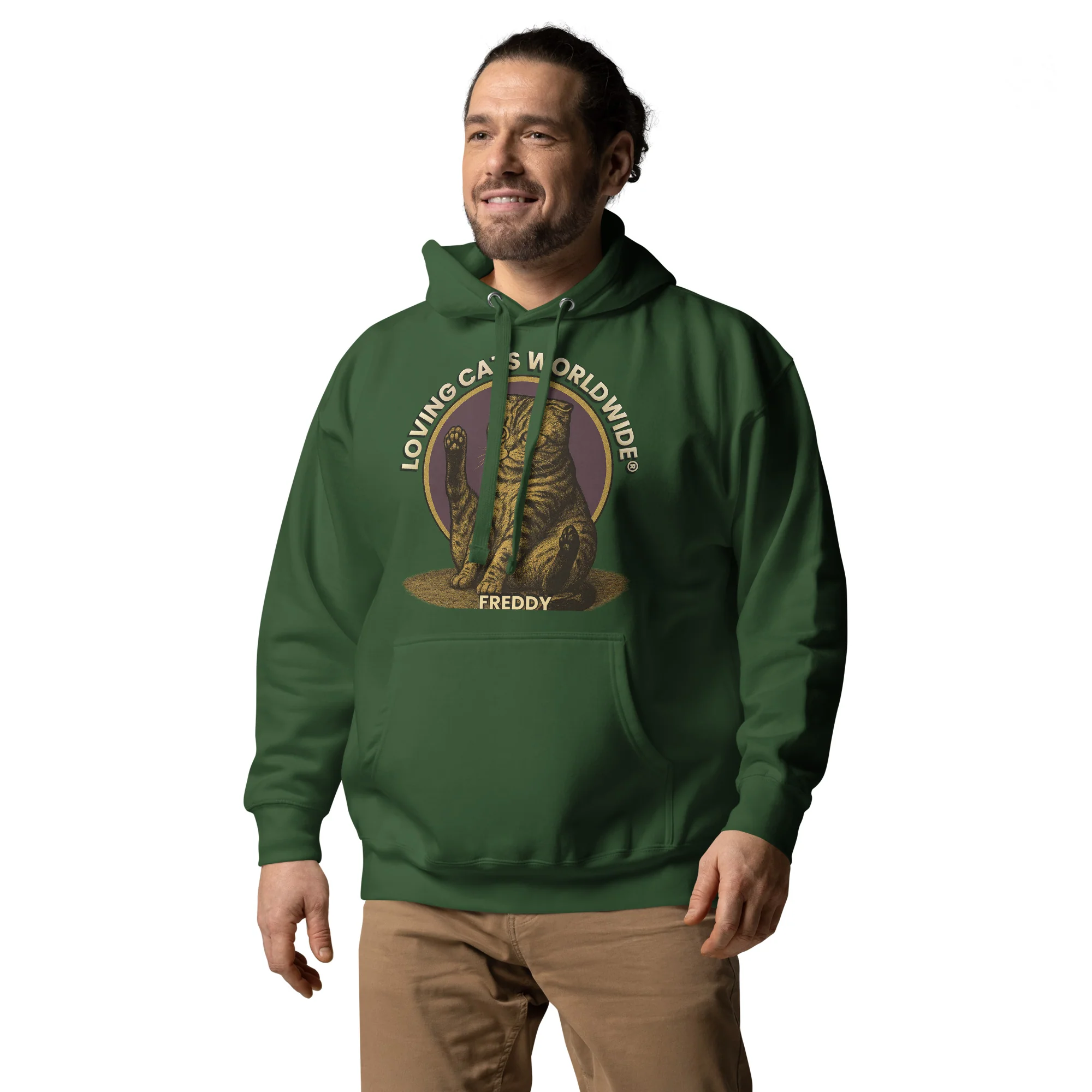 Freddy the Folded Fool - Unisex Hoodie - Image 17