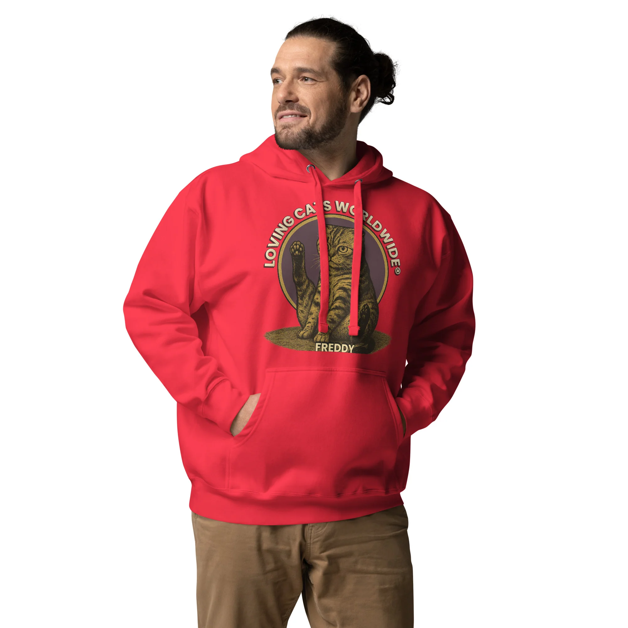 Freddy the Folded Fool - Unisex Hoodie - Image 22