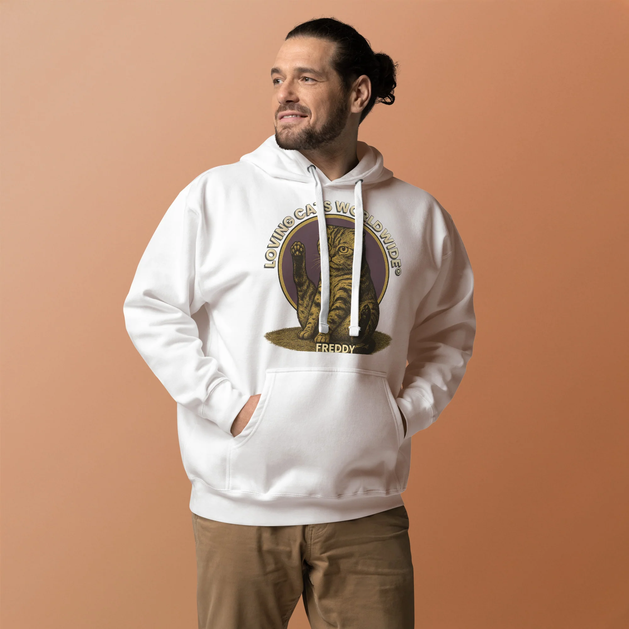 Freddy the Folded Fool - Unisex Hoodie - Image 3