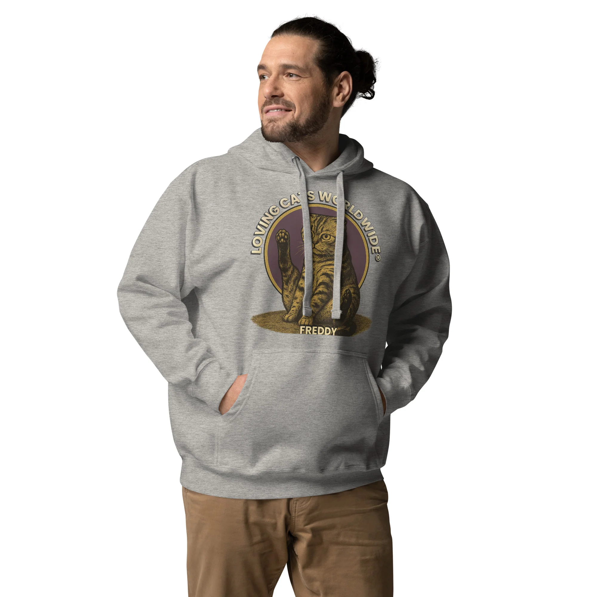 Freddy the Folded Fool - Unisex Hoodie - Image 4