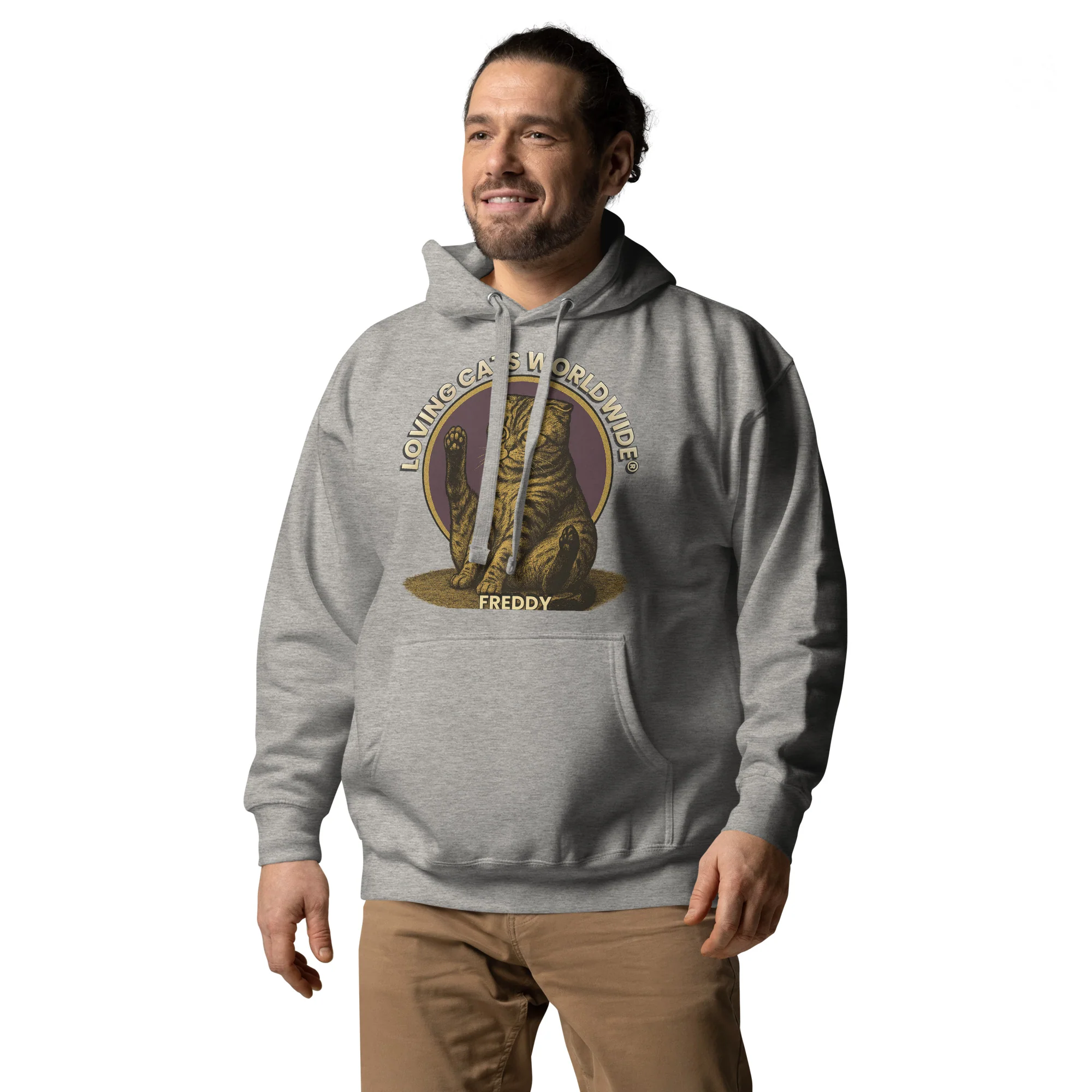 Freddy the Folded Fool - Unisex Hoodie - Image 5