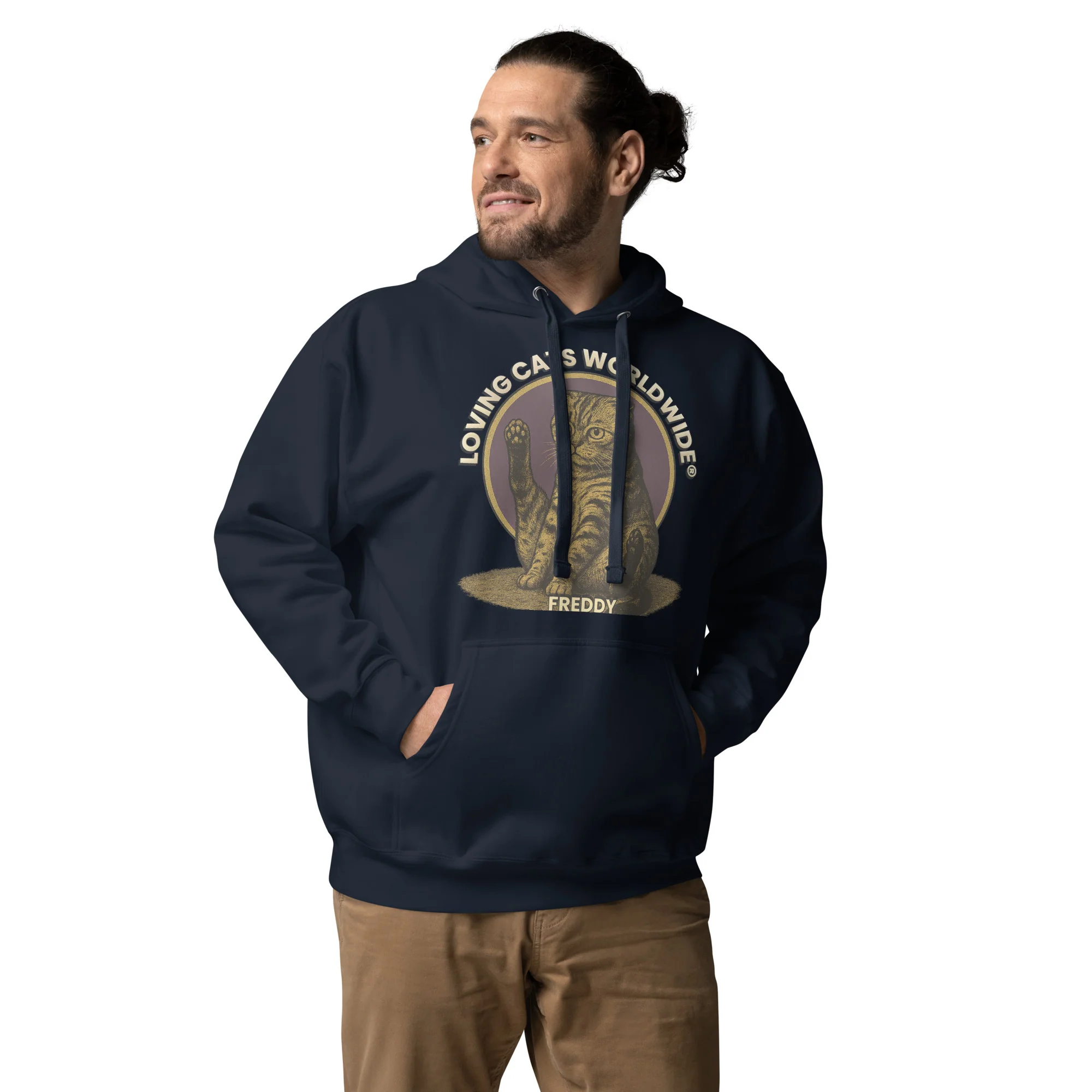 Freddy the Folded Fool - Unisex Hoodie - Image 7