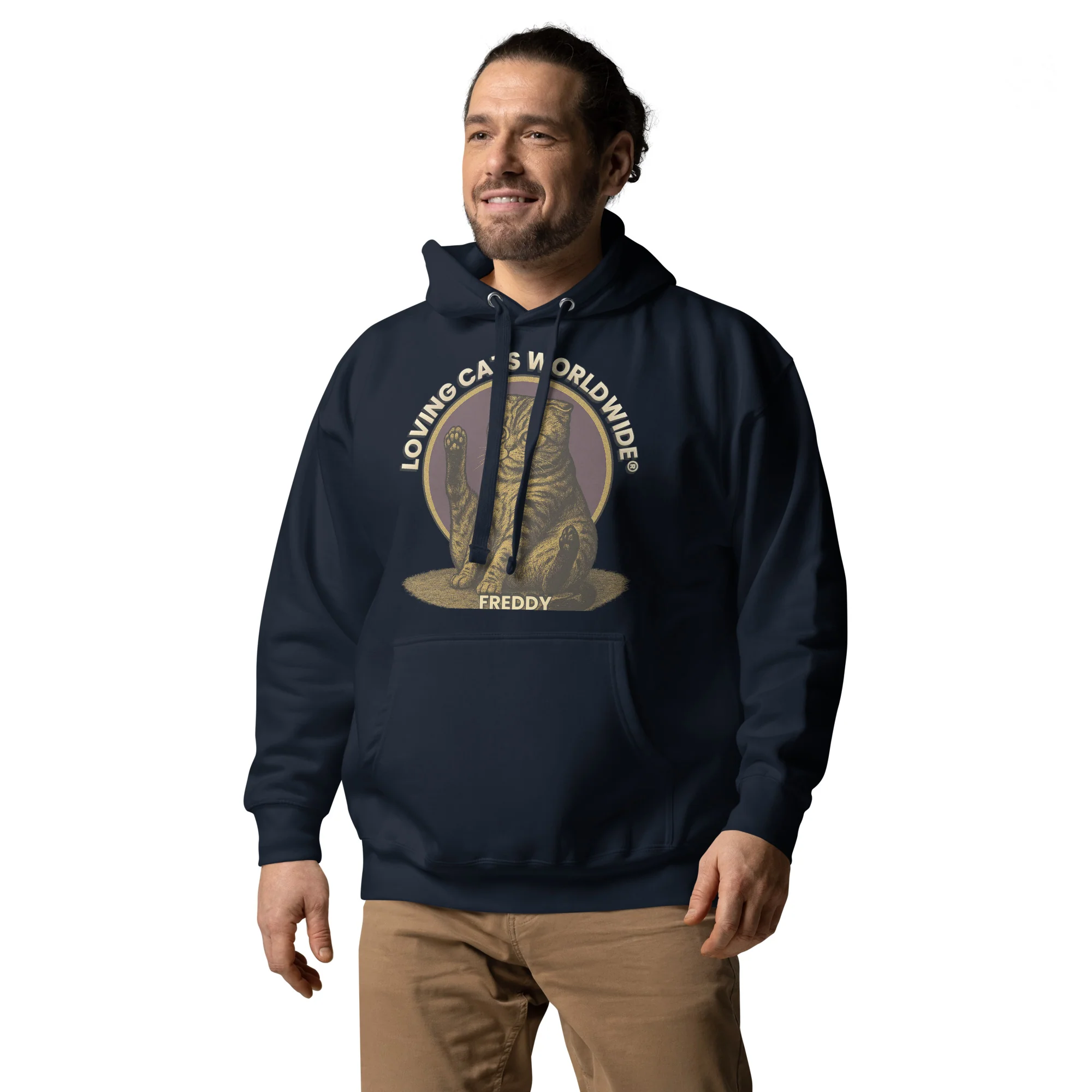 Freddy the Folded Fool - Unisex Hoodie - Image 8