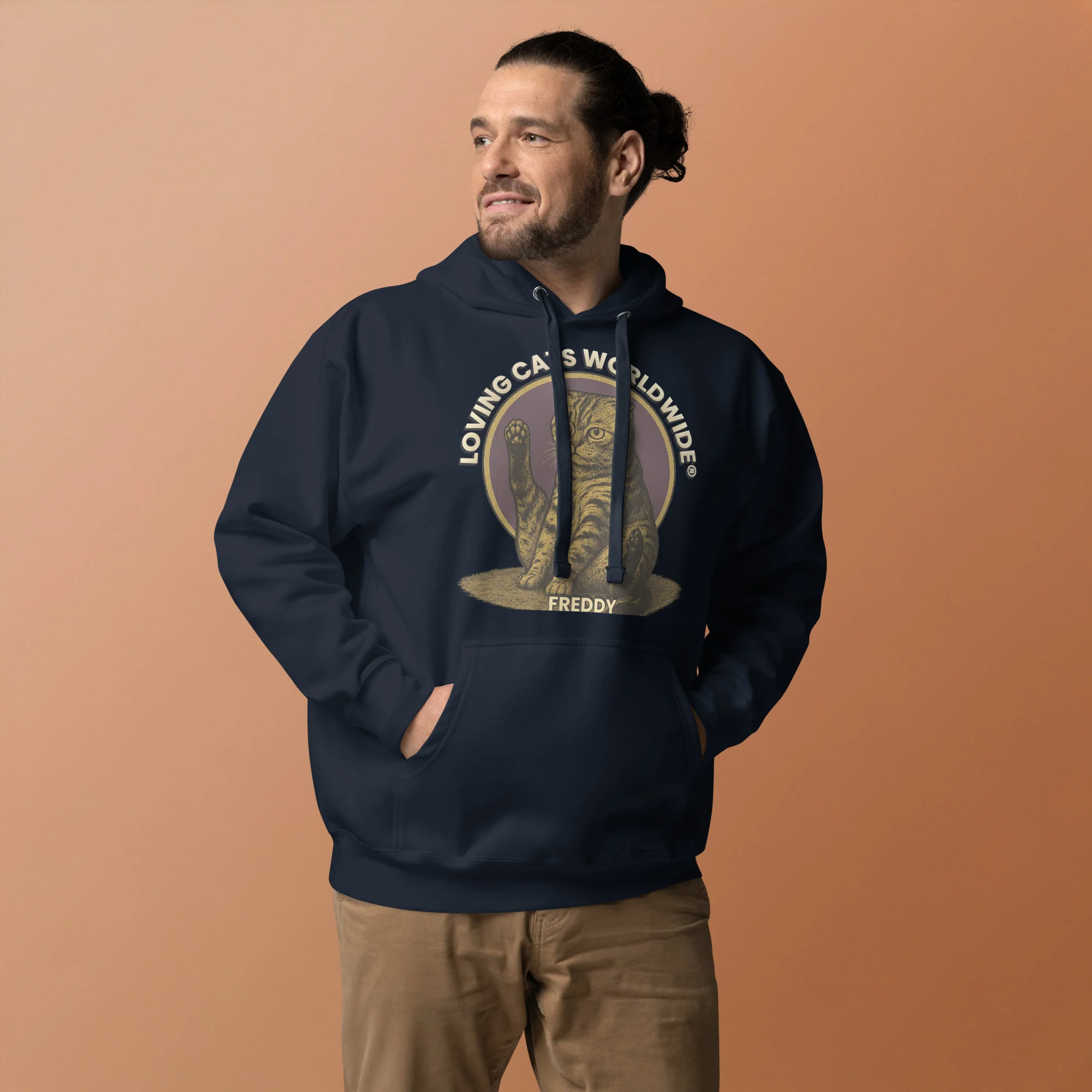 Freddy the Folded Fool - Unisex Hoodie - Image 9