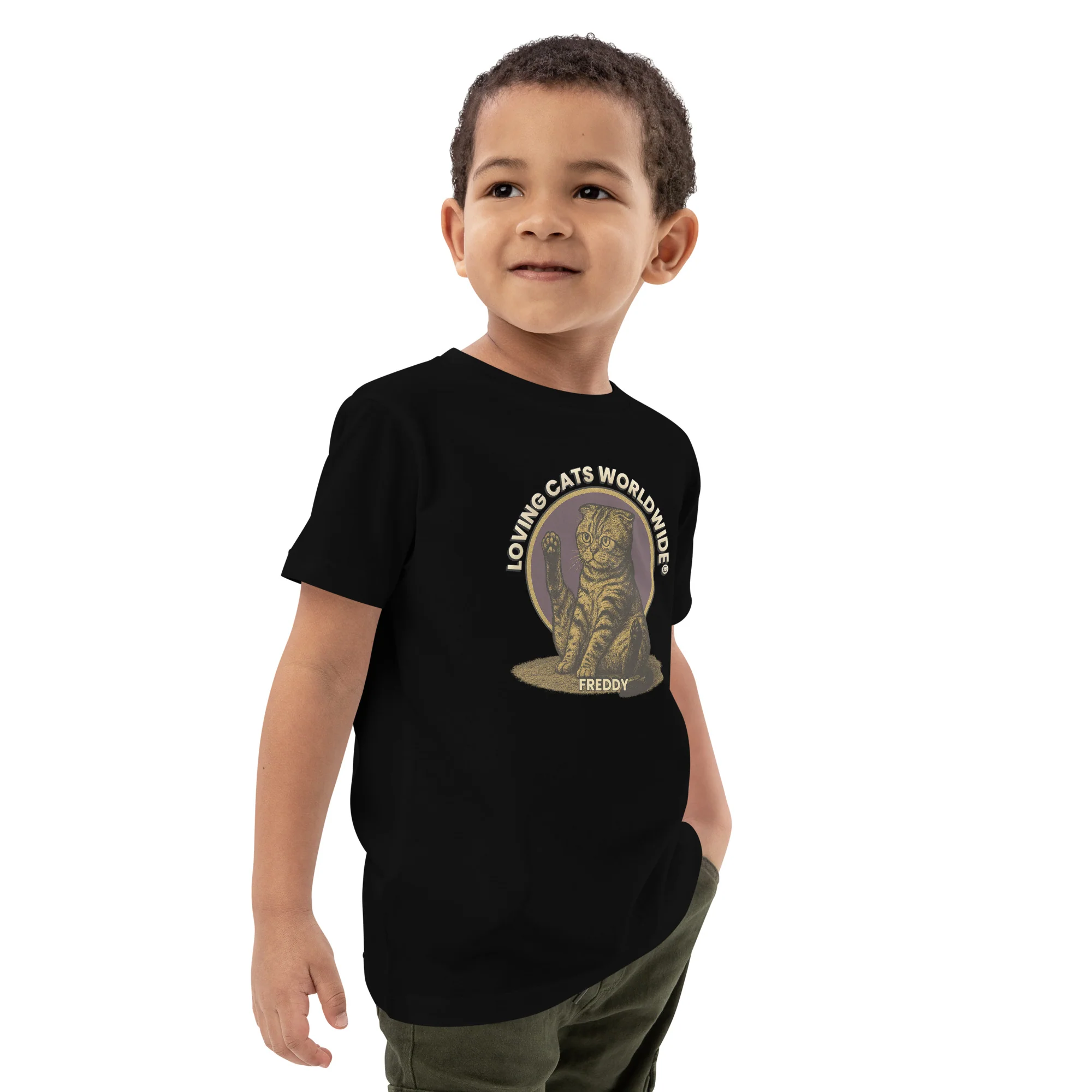 Freddy Organic cotton kids t-shirt - Image 2
