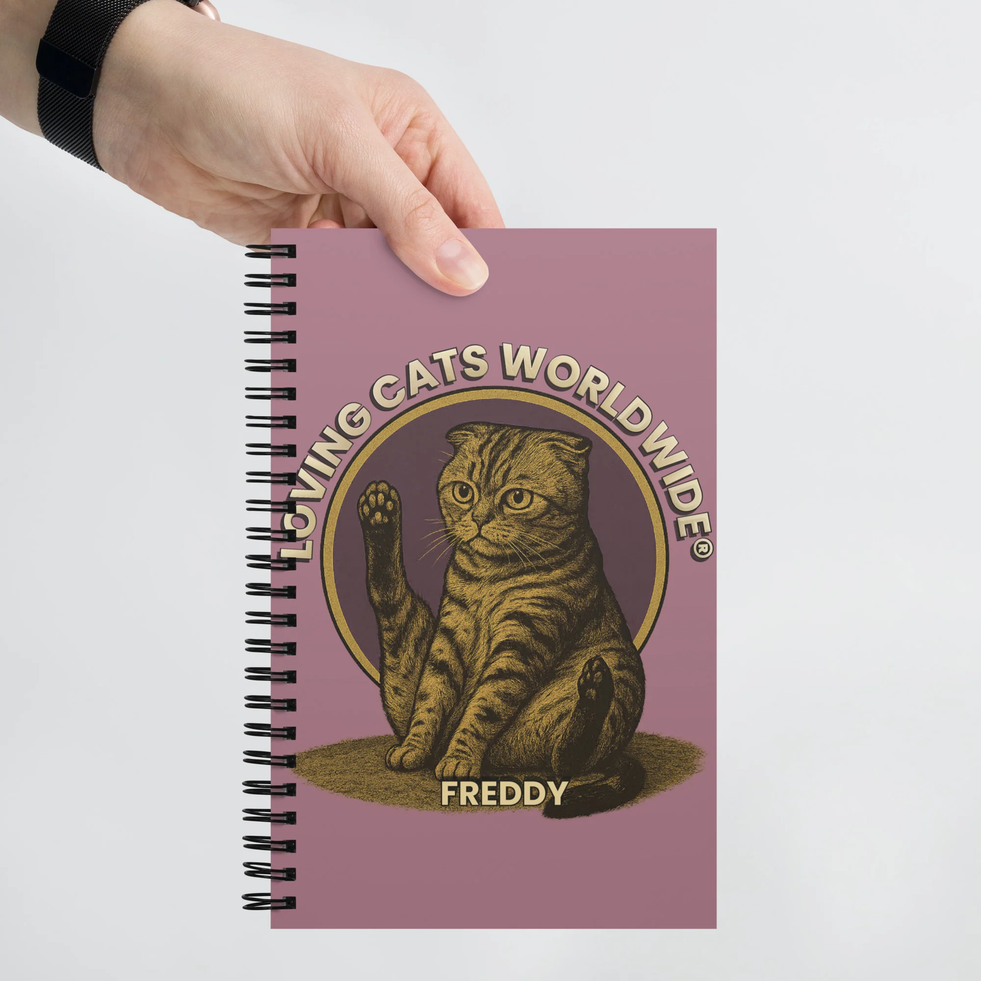Freddy Spiral notebook