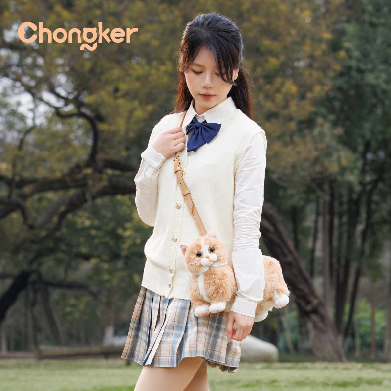 Ginger Cat Bag – Plush Shoulder Bag for Cat Lovers - Image 5