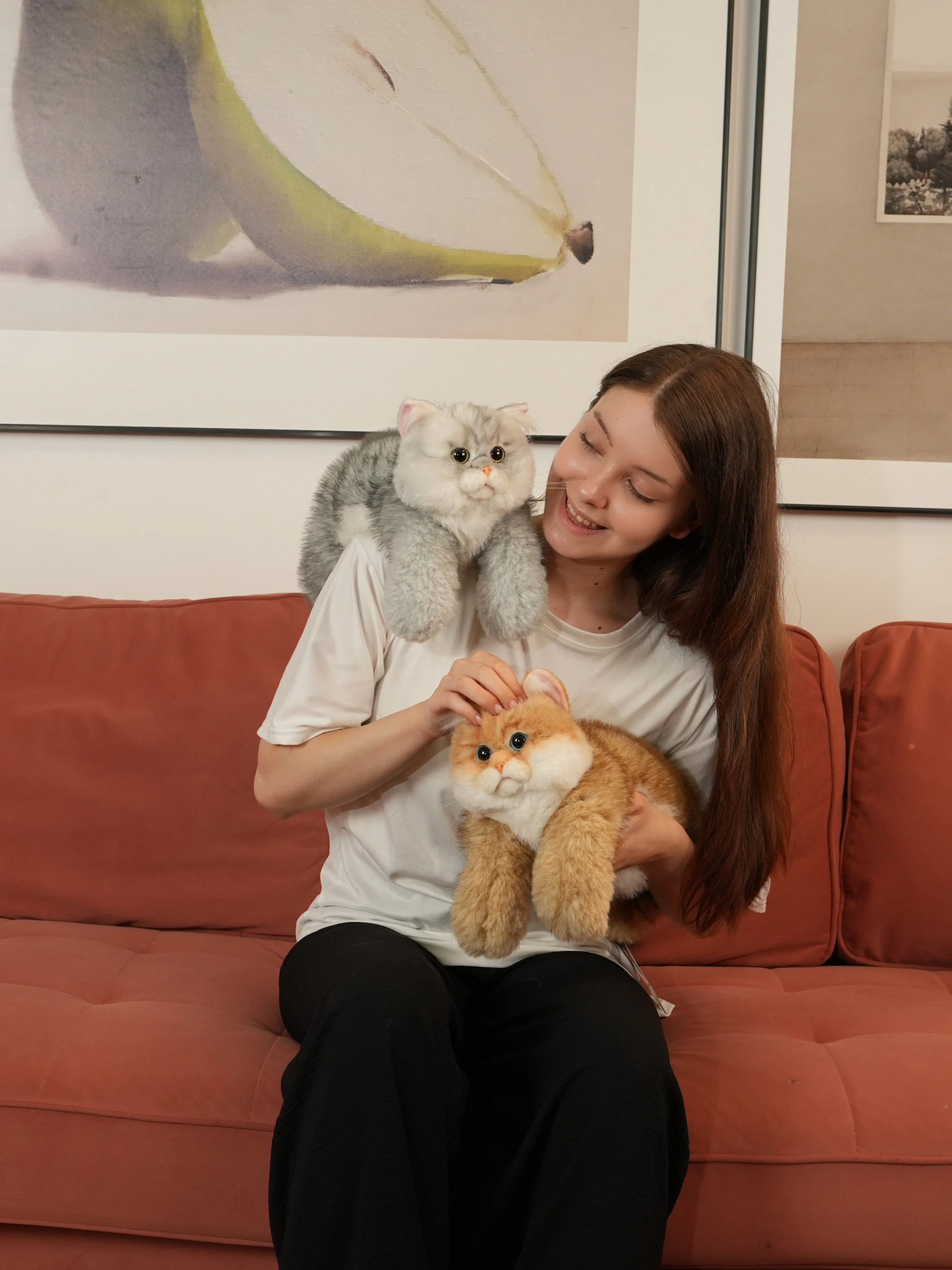 Golden British Shorthair Cat Plush - Image 11