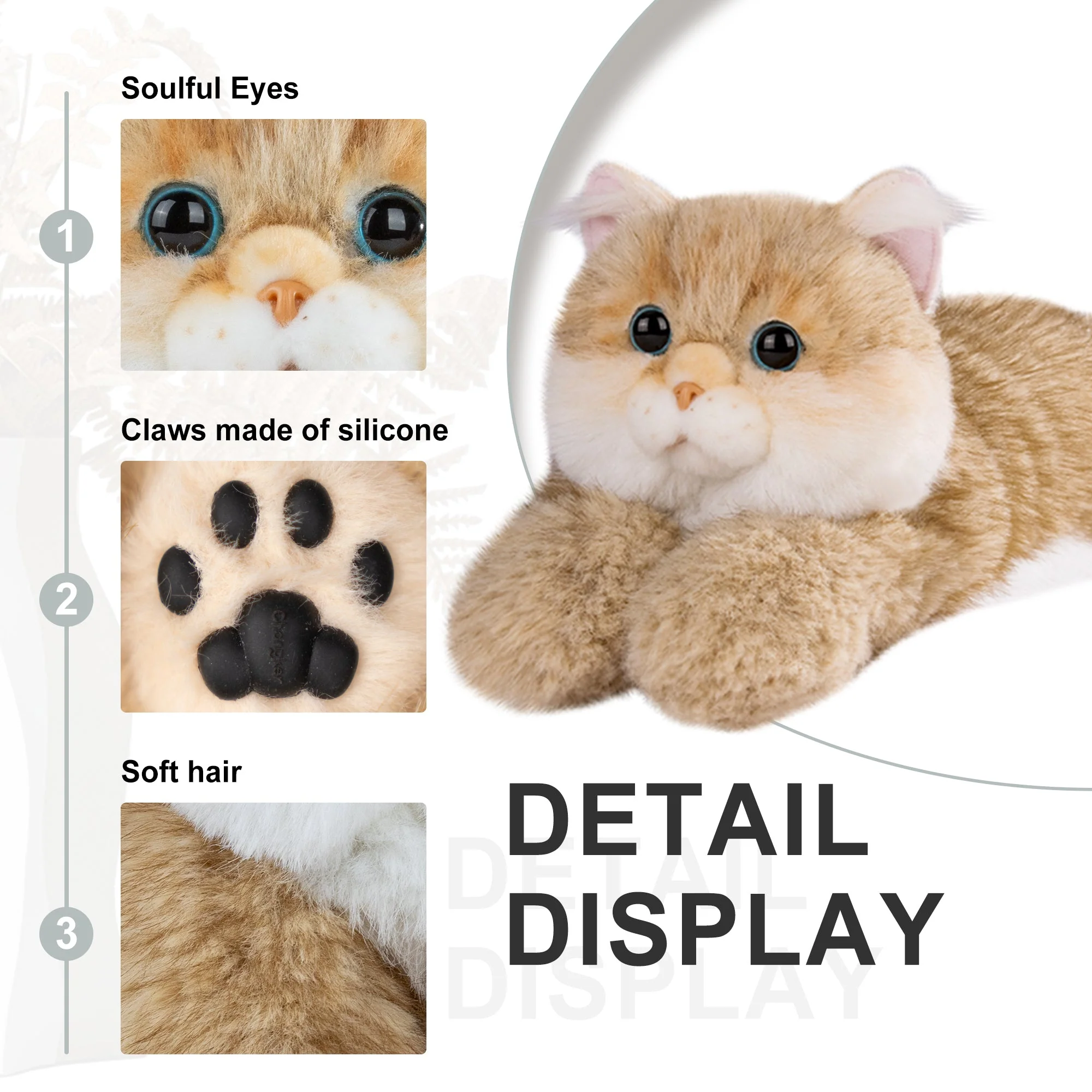 Golden British Shorthair Cat Plush - Image 12