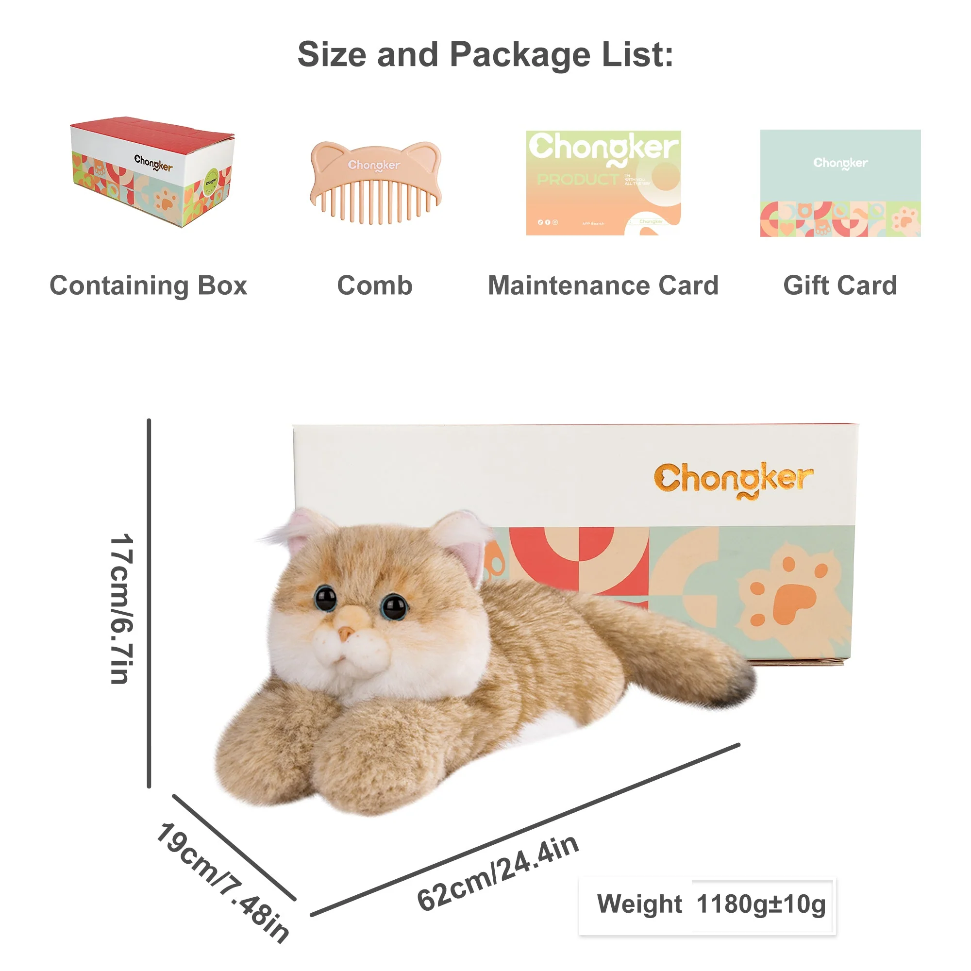 Golden British Shorthair Cat Plush - Image 2