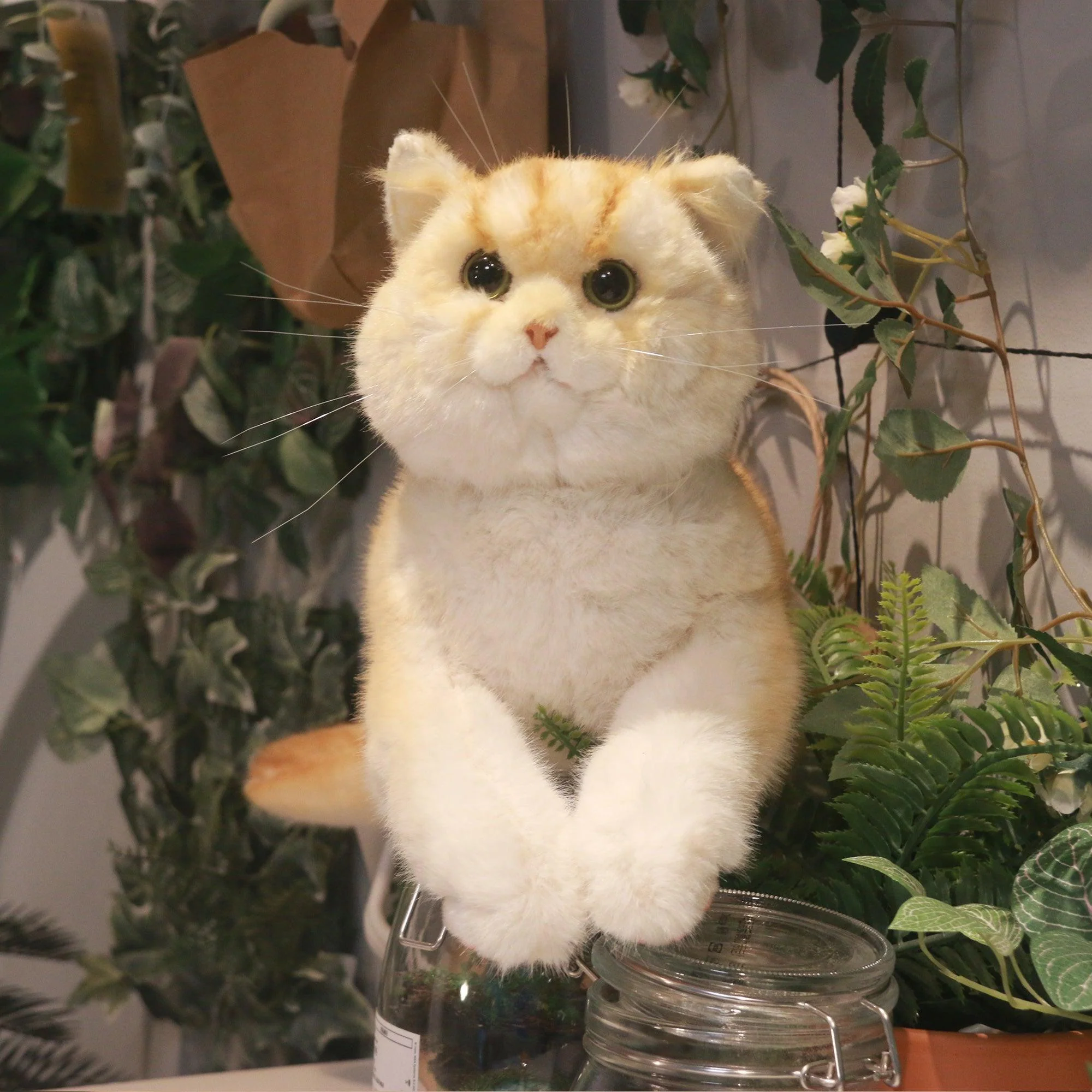 Golden Brtitish Short Hair Cat Plush – Weighted Emotional Support Toy Gift - Image 9