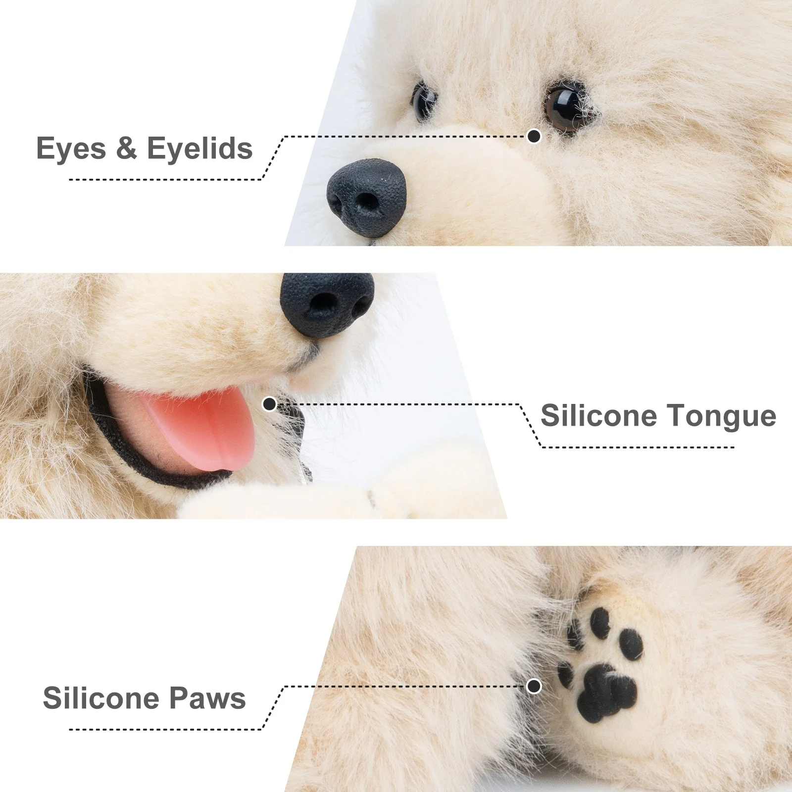 Golden Retriever Plush – Weighted Emotional Support Toy Gift - Image 3