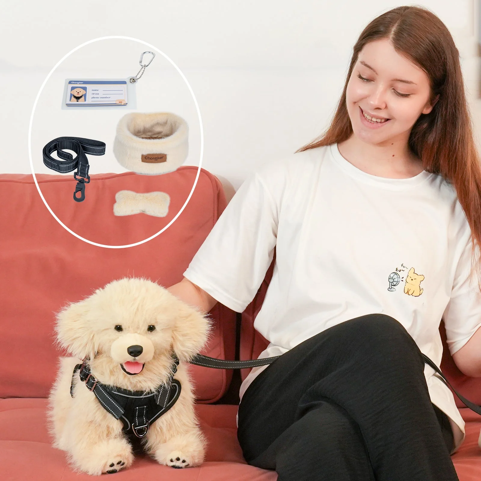 Golden Retriever Plush – Weighted Emotional Support Toy Gift - Image 6
