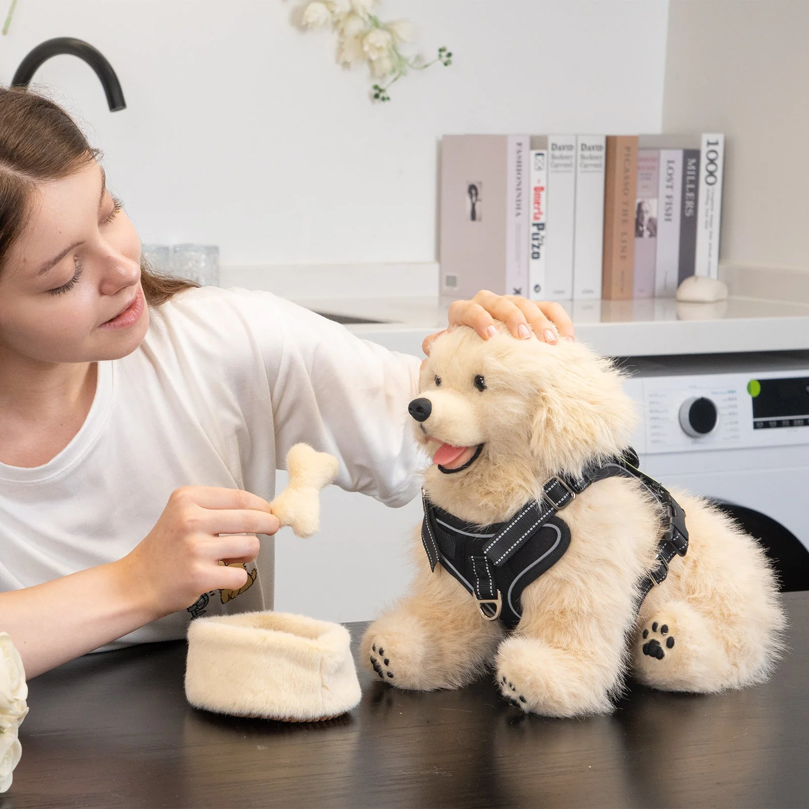 Golden Retriever Plush – Weighted Emotional Support Toy Gift - Image 9