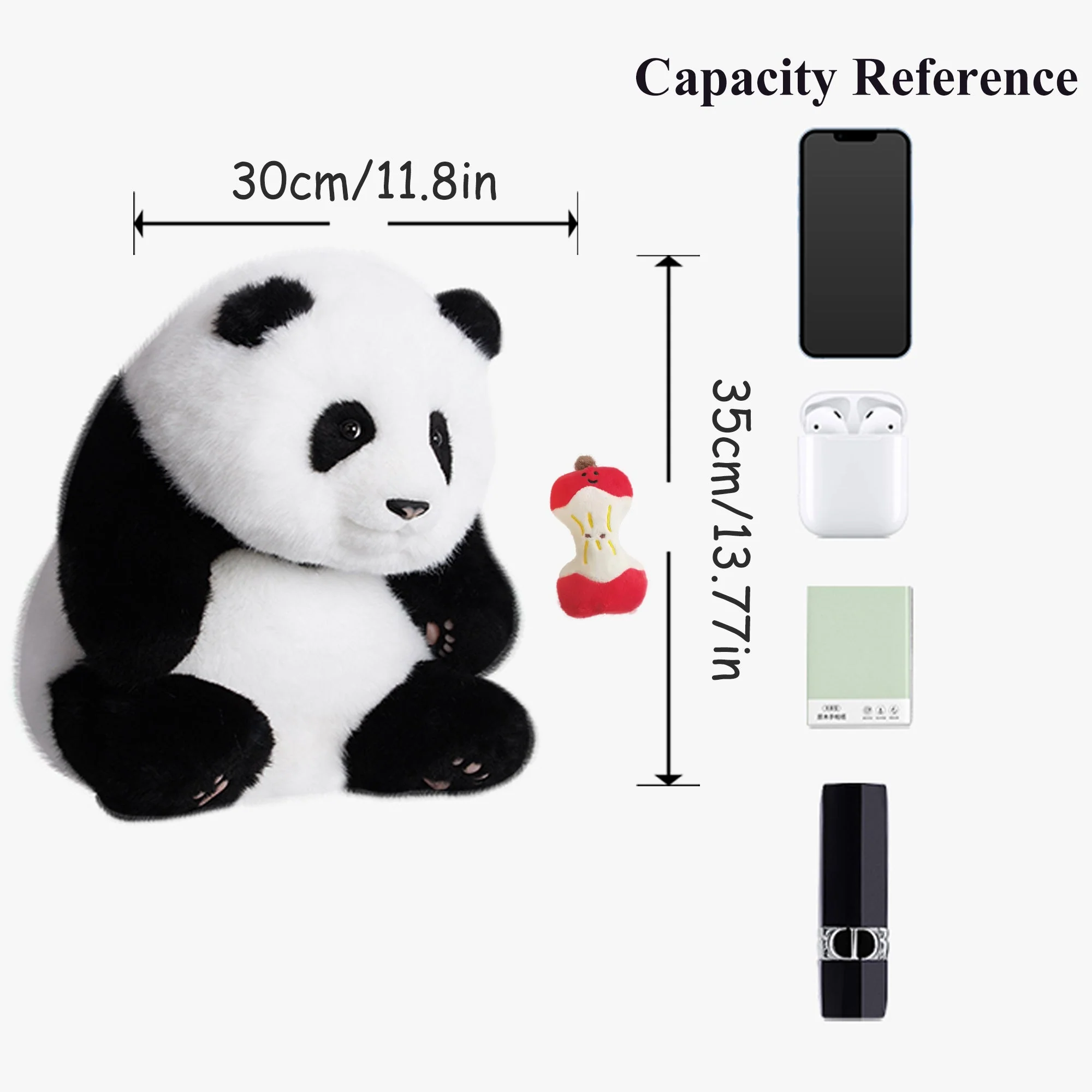 Hehua Panda Backpack – Handmade Collectible for Fans - Image 11