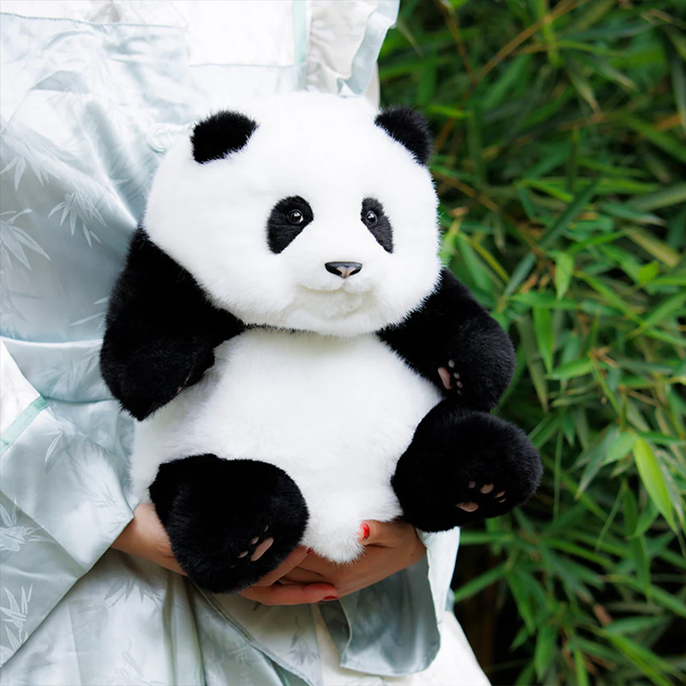 Hehua Panda Backpack – Handmade Collectible for Fans - Image 3