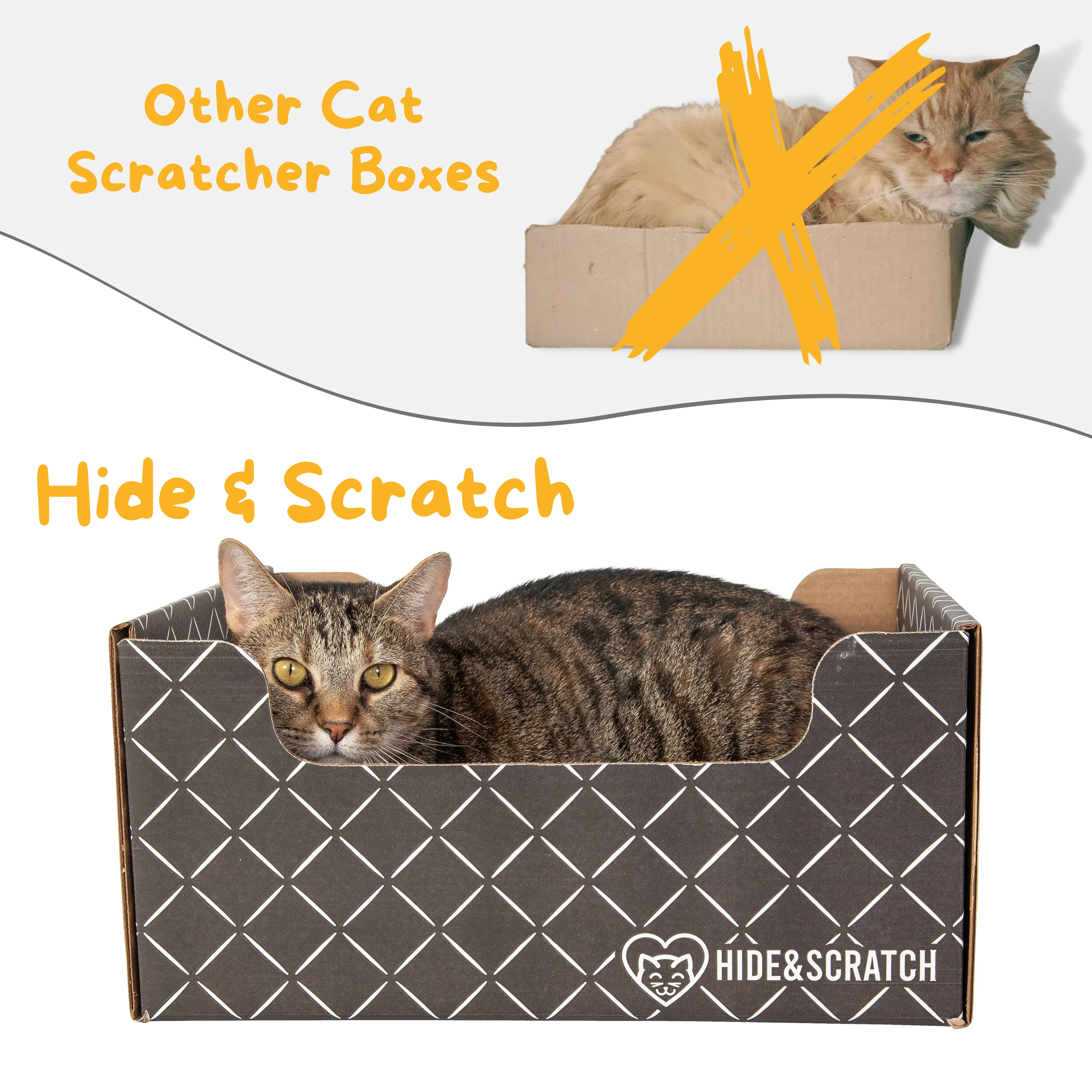 Hide & Scratch Extra-Large Cat Scratcher Box - Image 18