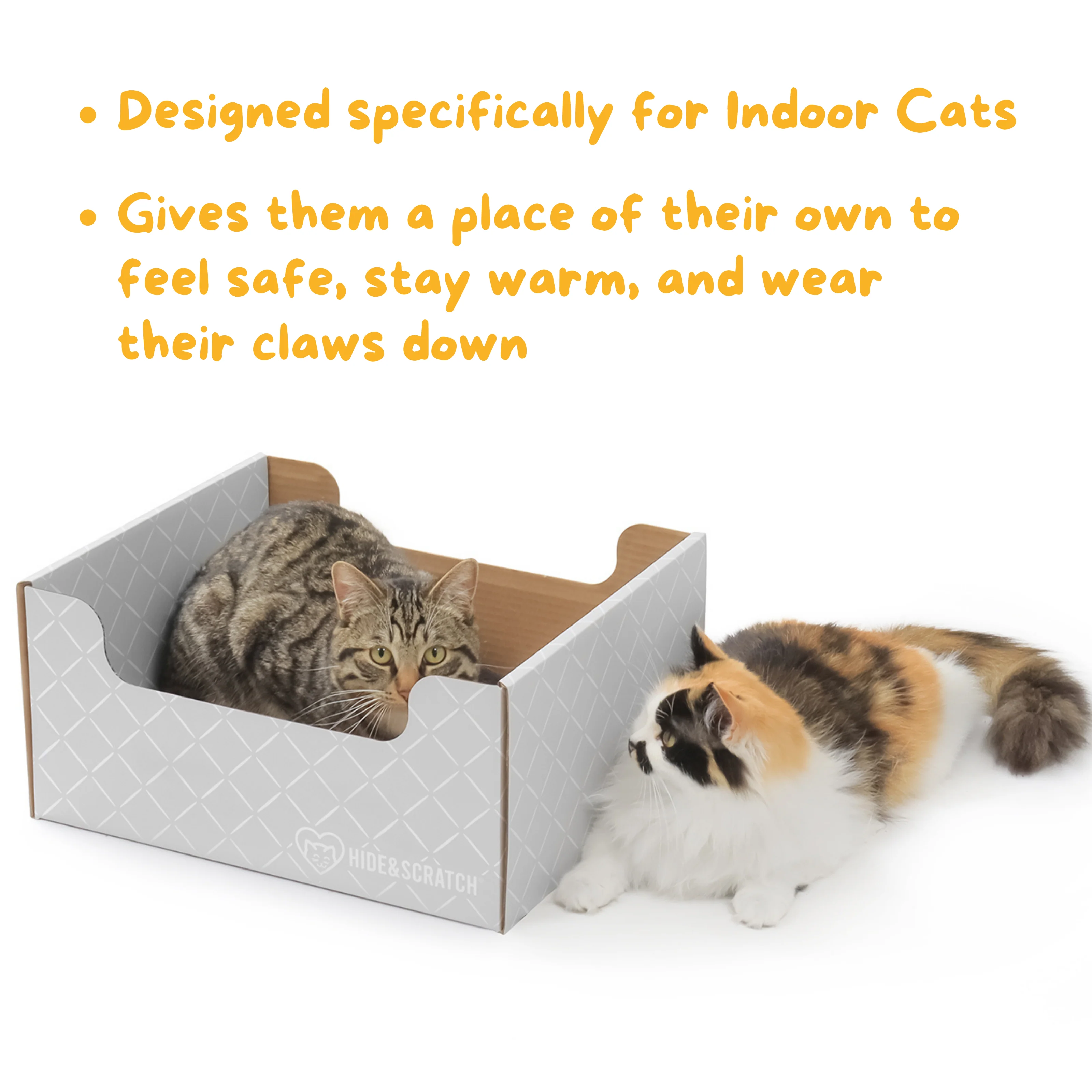 Hide & Scratch Extra-Large Cat Scratcher Box - Image 26