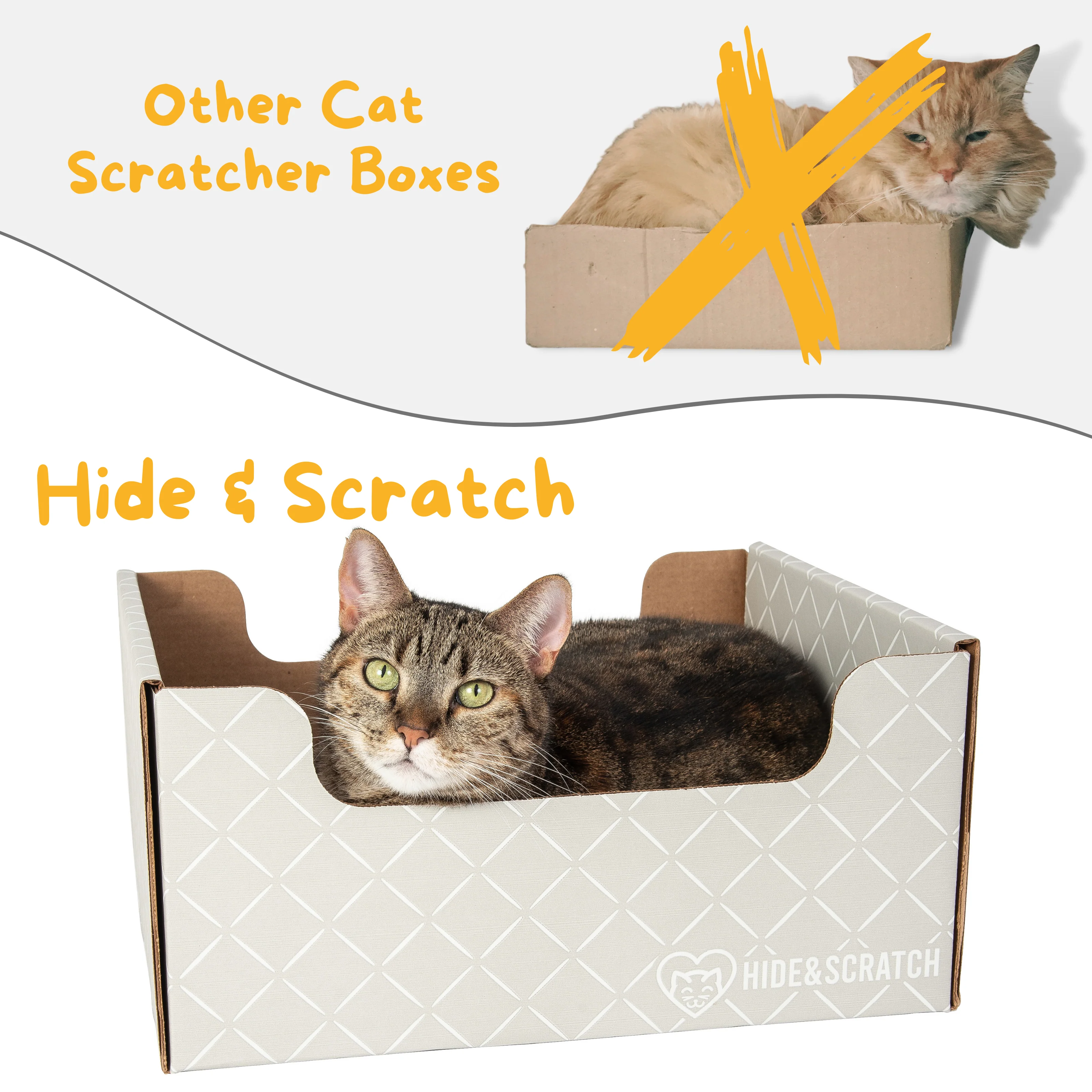 Hide & Scratch Extra-Large Cat Scratcher Box - Image 29