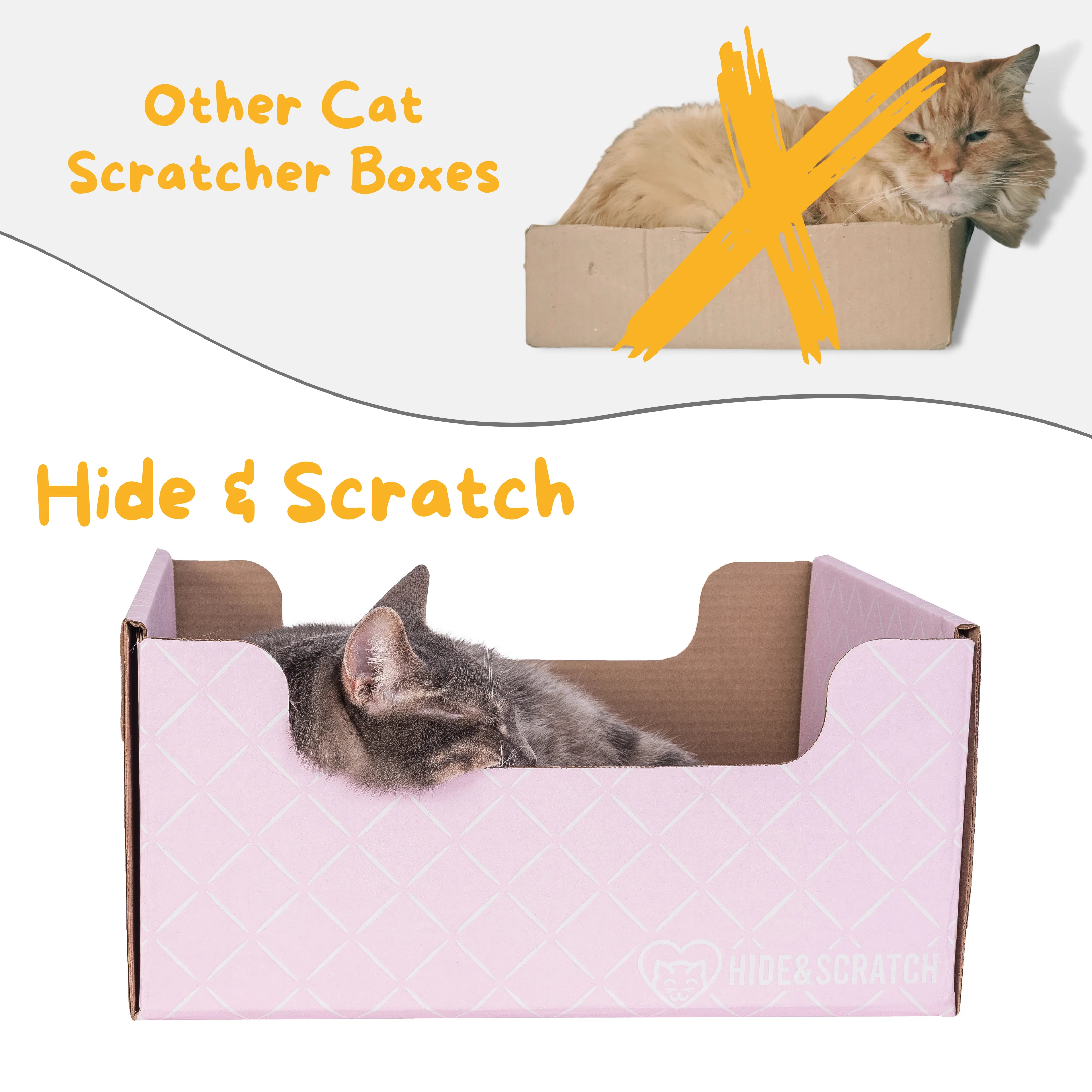 Hide & Scratch Extra-Large Cat Scratcher Box - Image 37