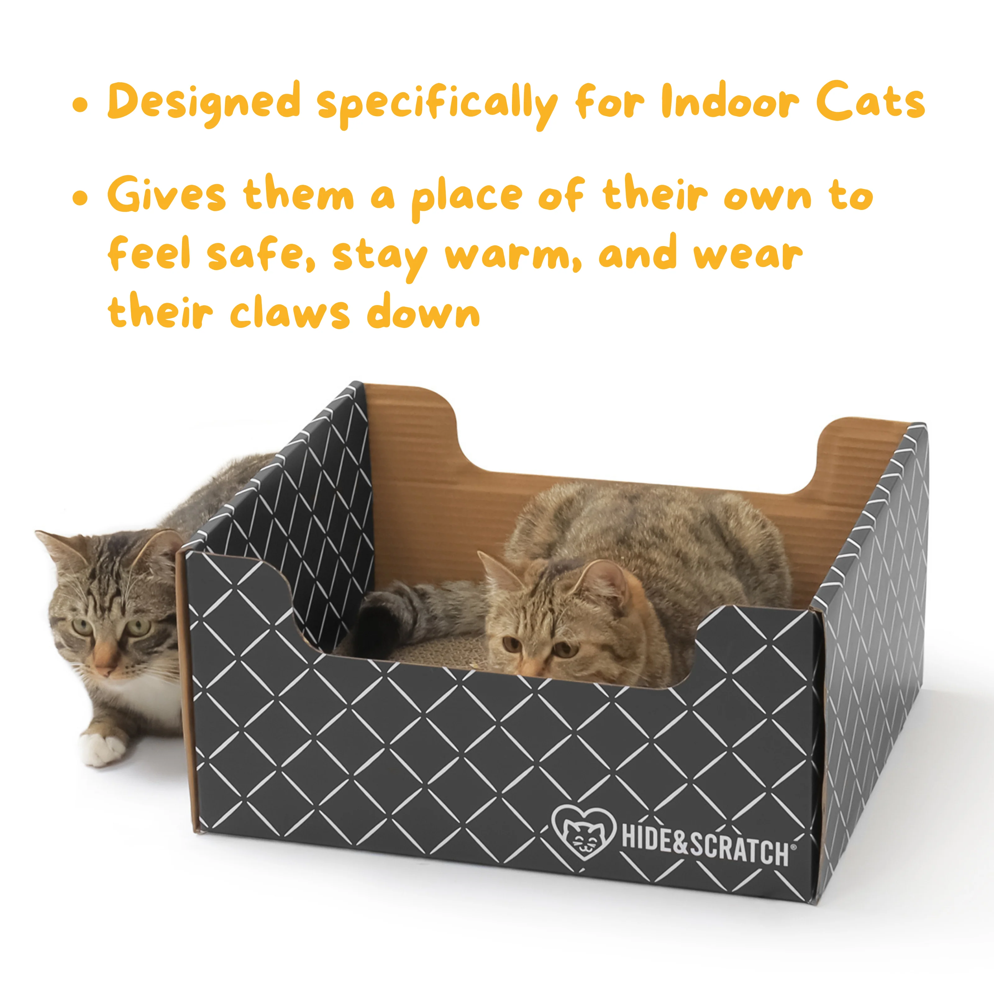 Hide & Scratch Extra-Large Cat Scratcher Box - Image 41