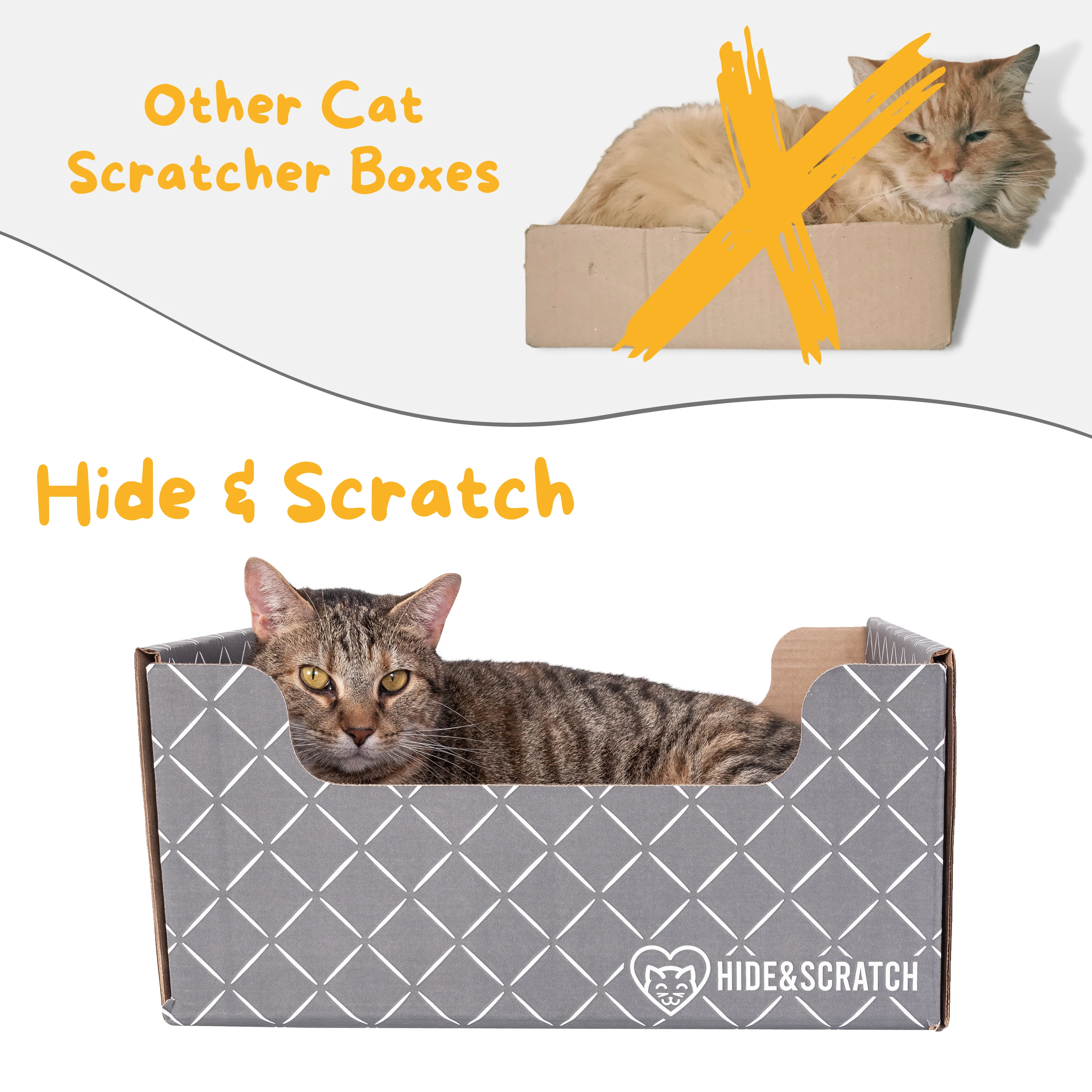 Hide & Scratch Extra-Large Cat Scratcher Box - Image 42