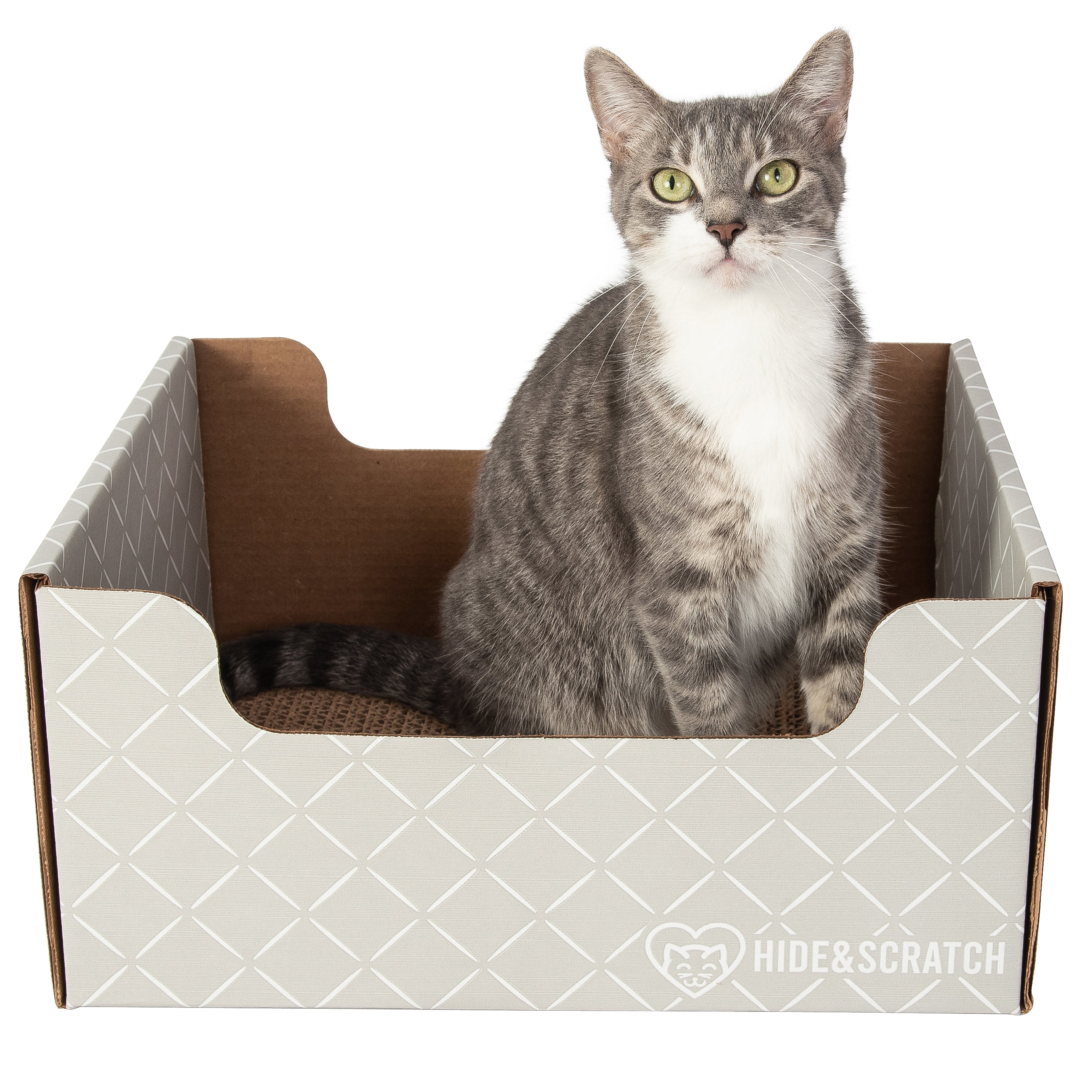 Hide & Scratch Extra-Large Cat Scratcher Box - Image 9