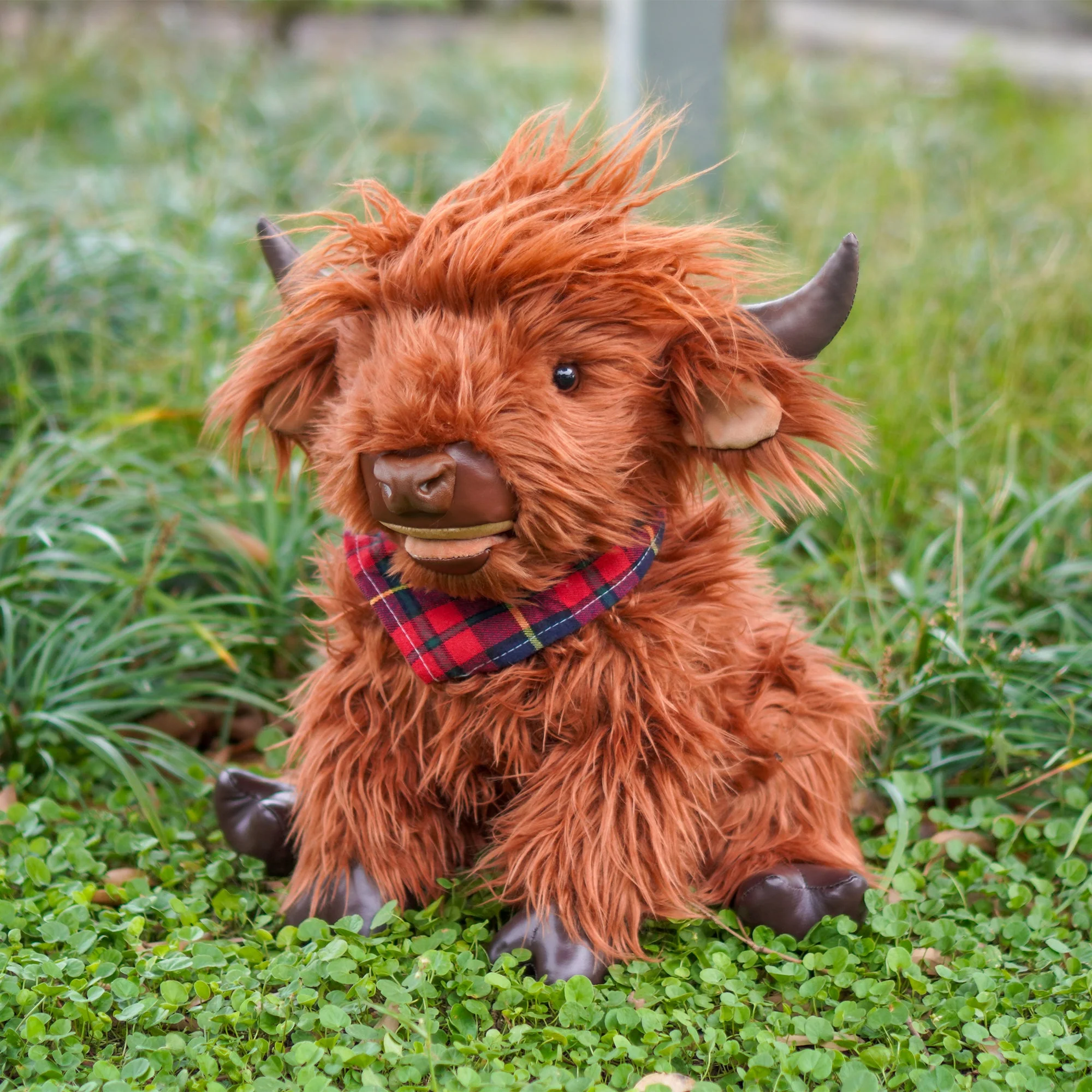Highland Cow Plush – Weighted Toy for Kids & Adults - Image 2