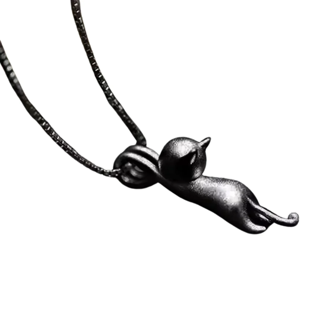 Hold On Tight Cat Necklace