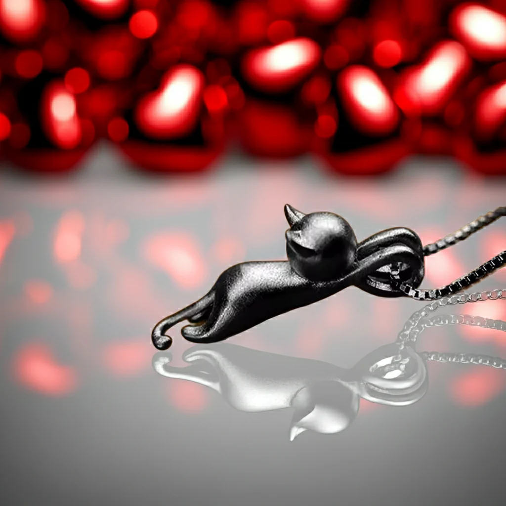 Hold On Tight Cat Necklace - Image 5