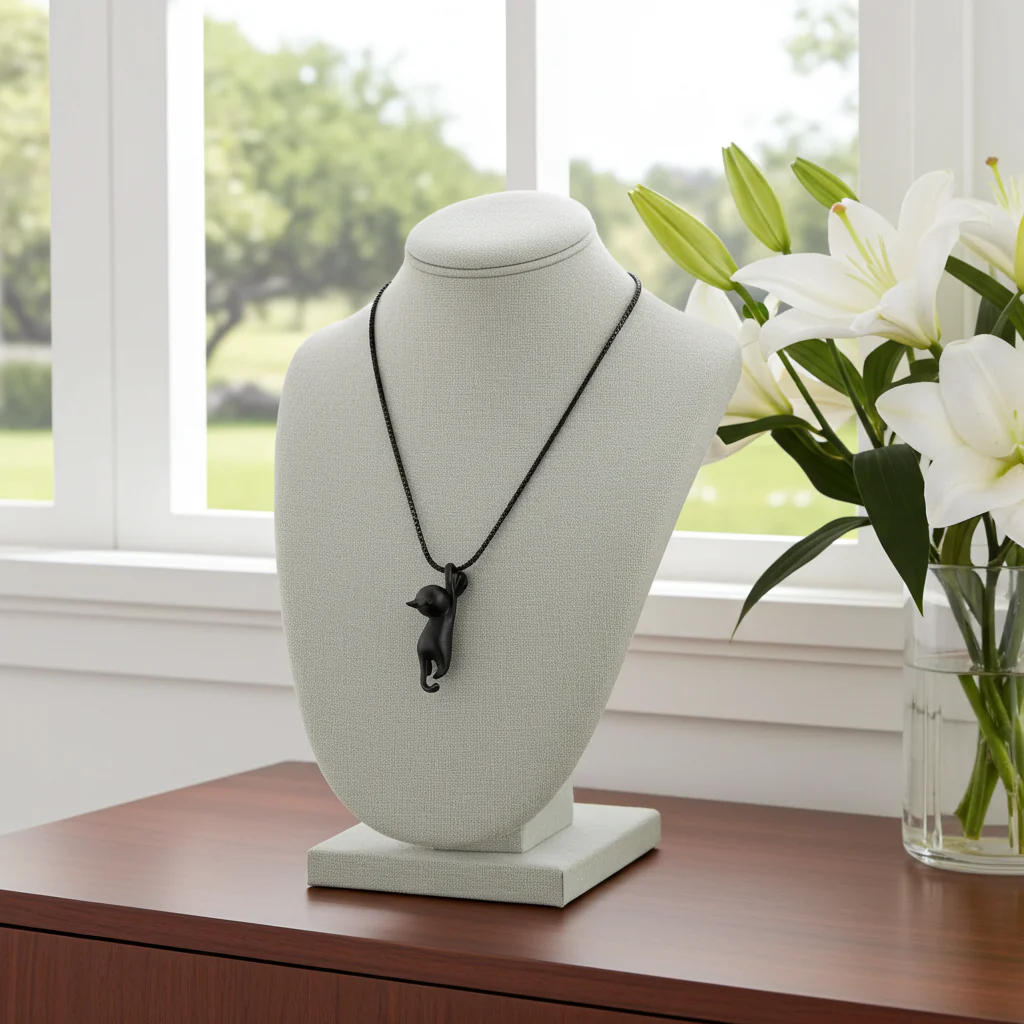 Hold On Tight Cat Necklace - Image 7