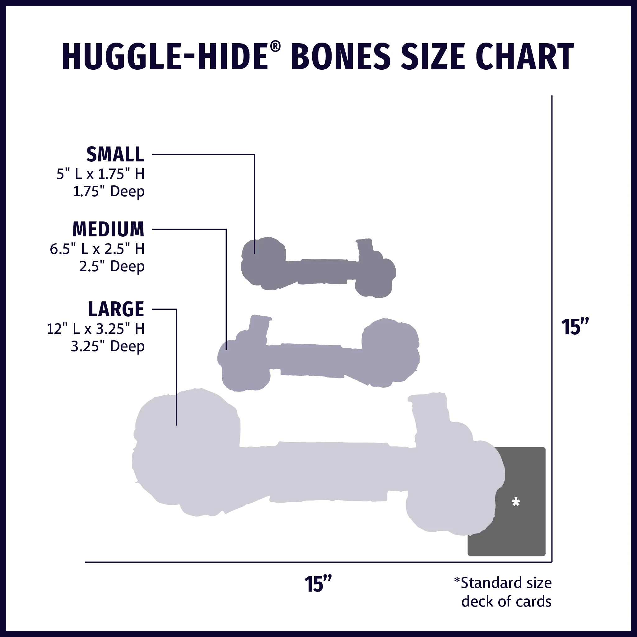 Huggle-Hide® Natural Leather Bone Dog Toy, 3 Pack - Image 8