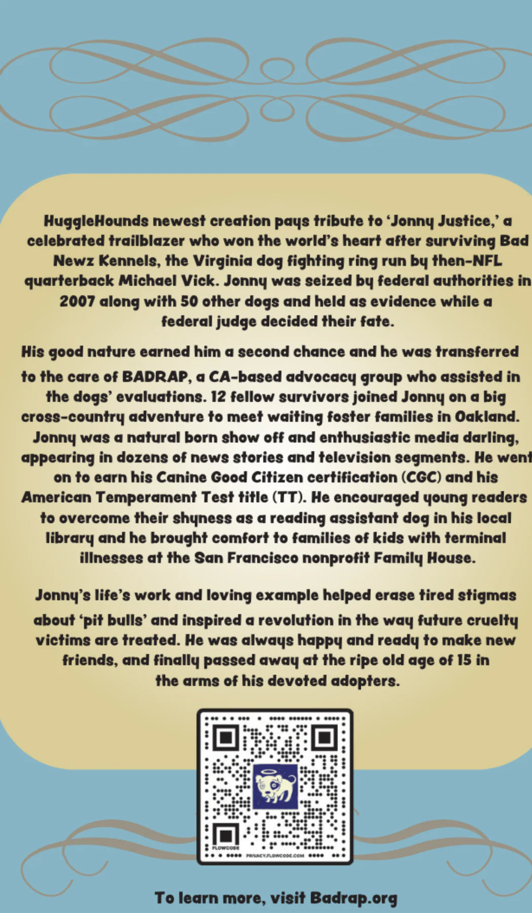 HuggleCause™, BadRap, Jonny Justice Knottie® Plush Dog Toy, Large - Image 13