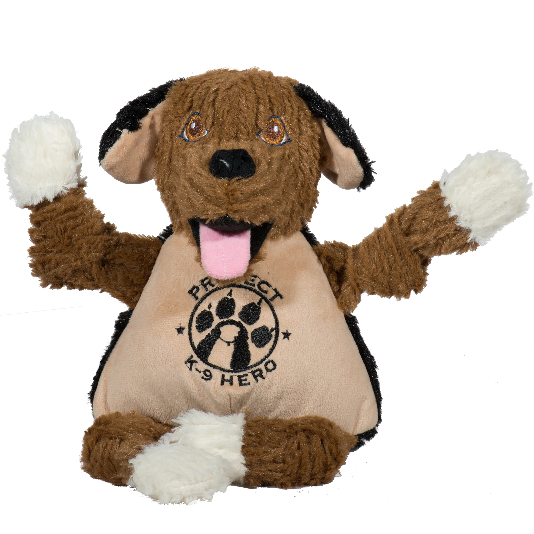 HuggleCause™, Project K-9 Hero, Flash Knottie® Plush Dog Toy, Large