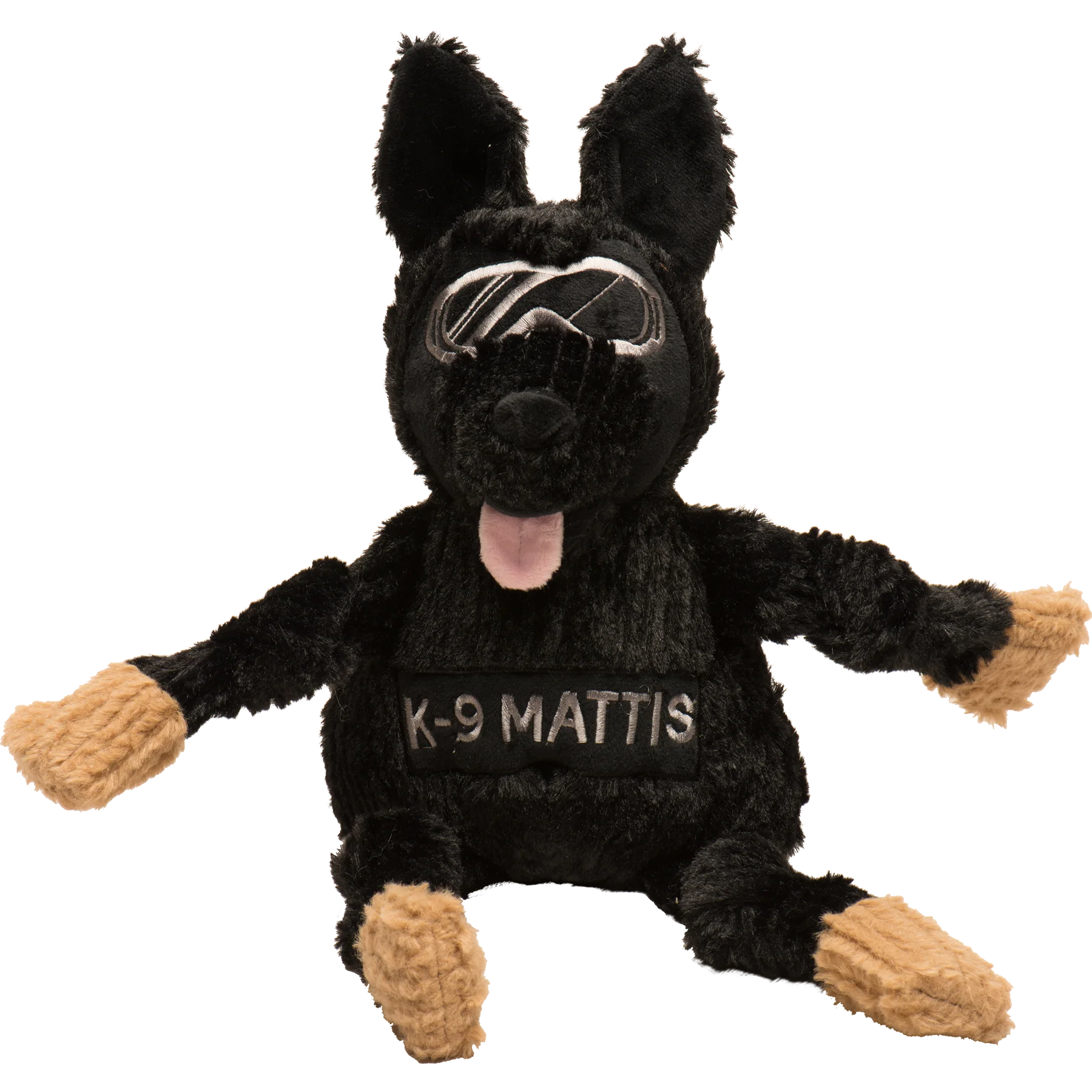 HuggleCause™, Project K-9 Hero, K-9 Mattis Knottie® Plush Dog Toy, Large