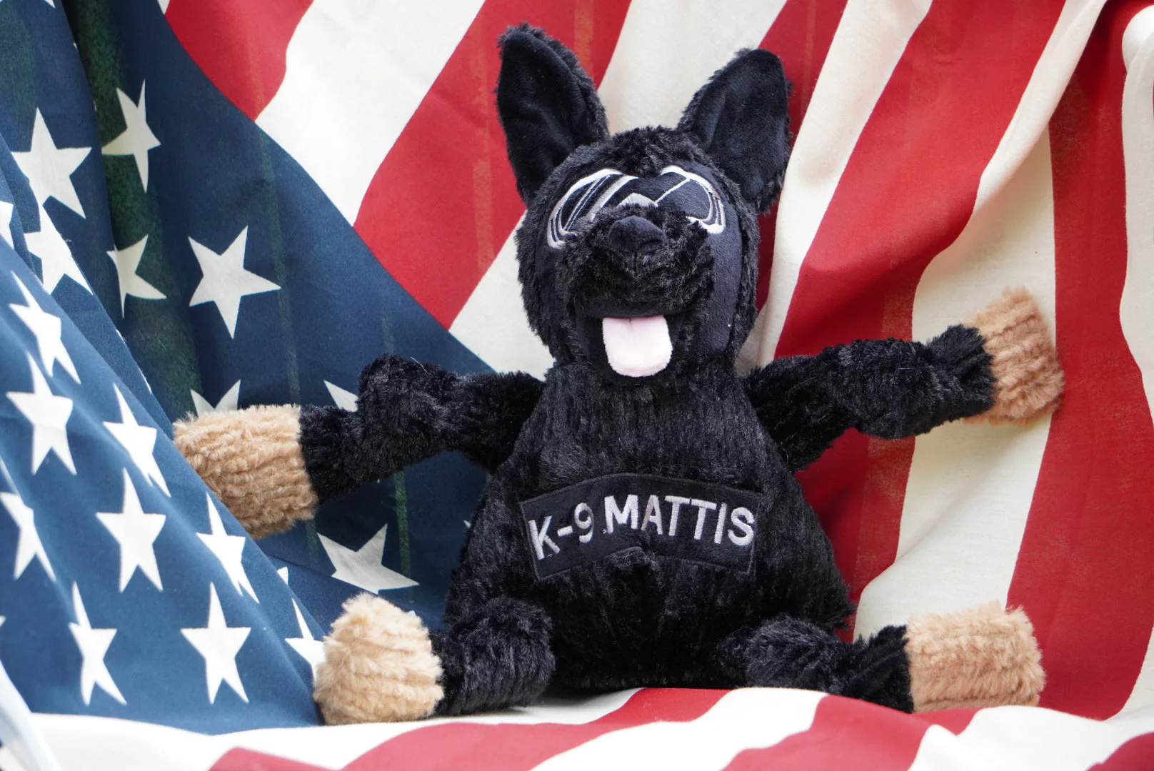 HuggleCause™, Project K-9 Hero, K-9 Mattis Knottie® Plush Dog Toy, Large - Image 9