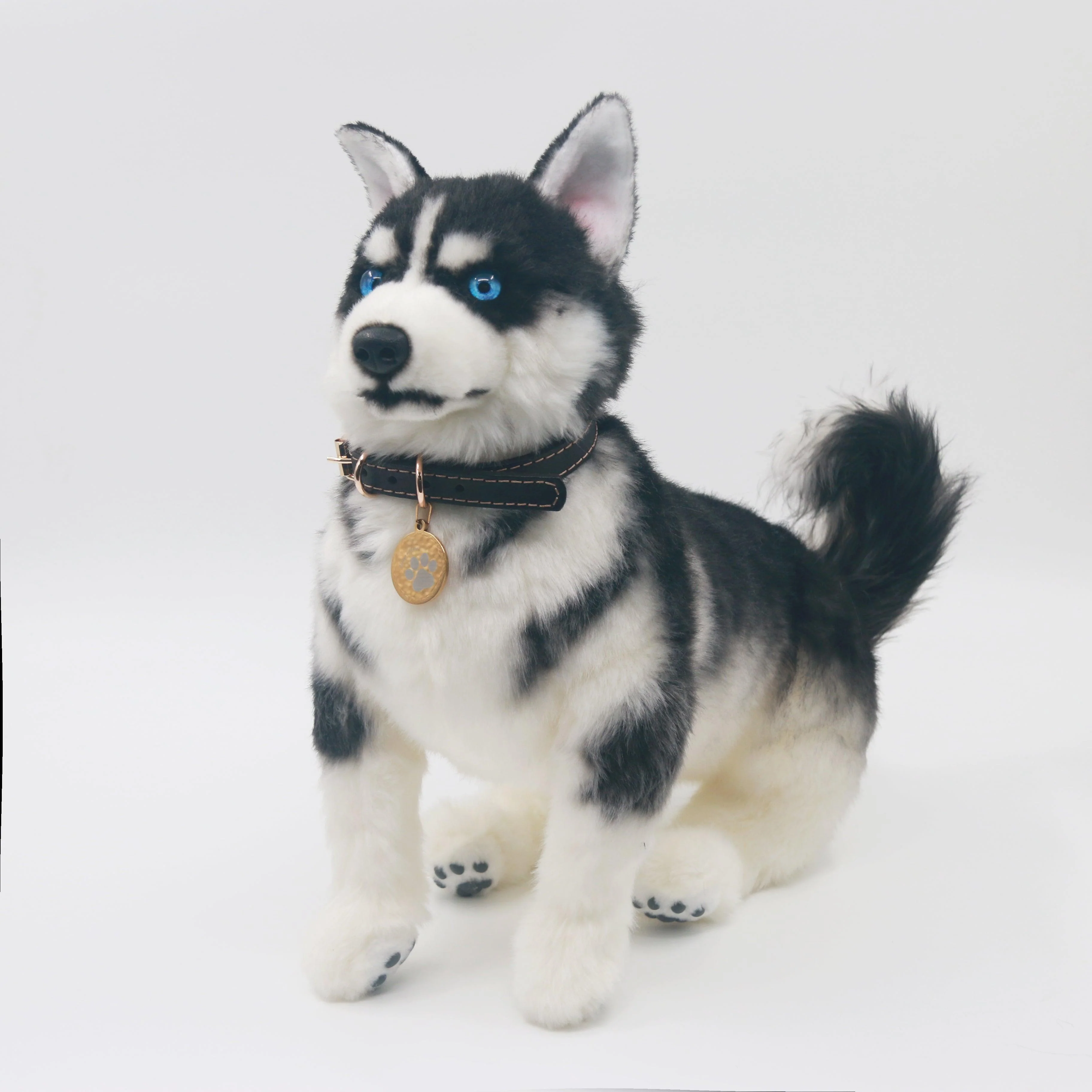 Husky Plush – Realistic Dog Toy Gift for Pet Lovers - Image 4