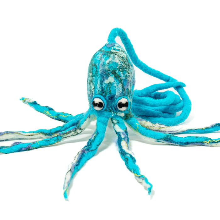 Ink Floyd - A Wool Octopus Toy for Cats - Image 16