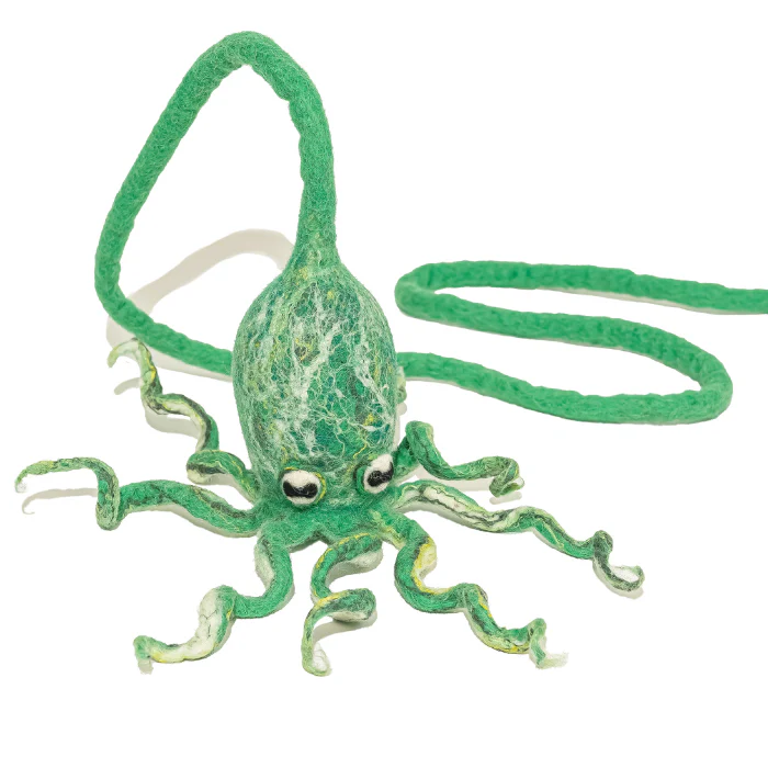 Ink Floyd - A Wool Octopus Toy for Cats - Image 2
