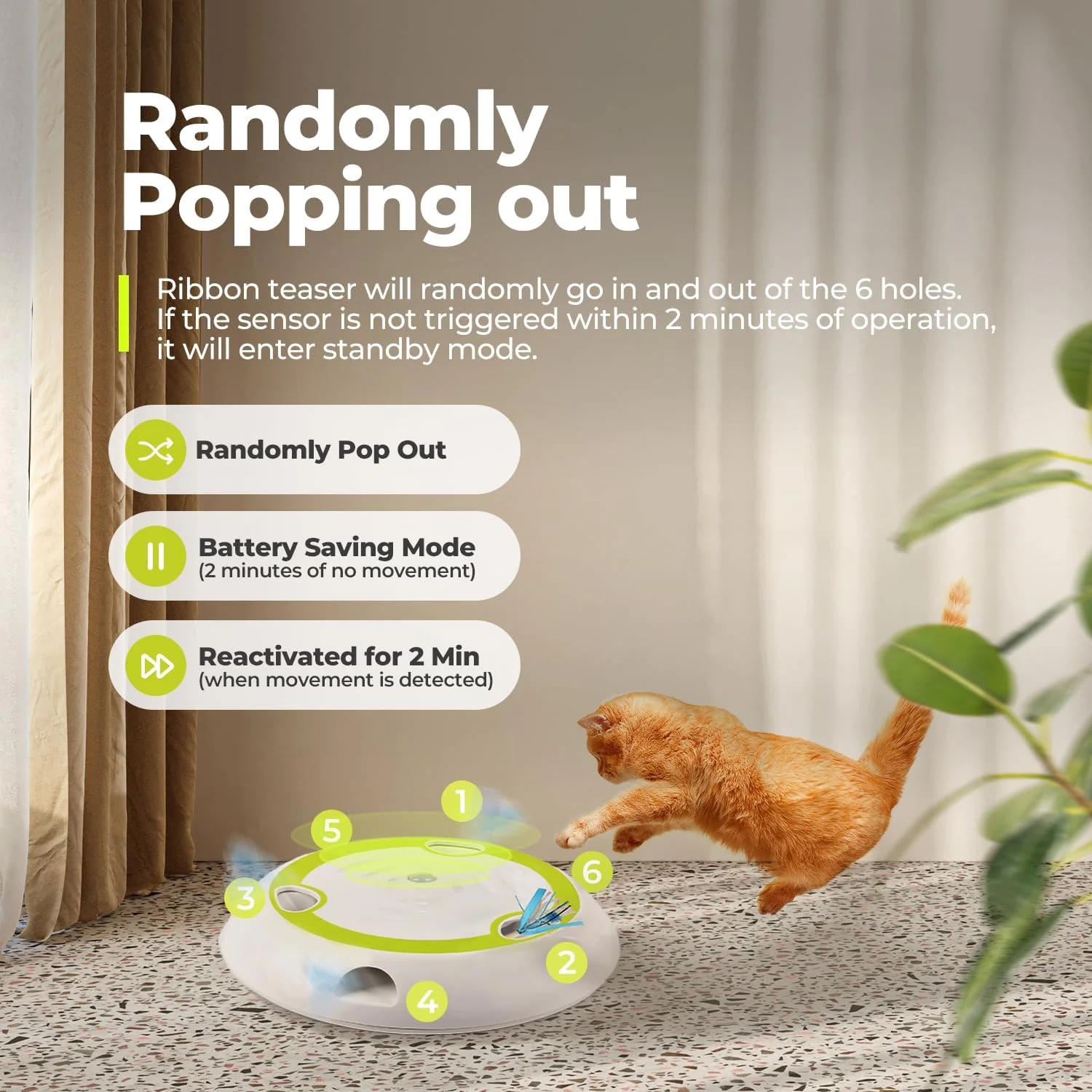 Interactive Cat Toy - Whack 'A' Prey - Image 3
