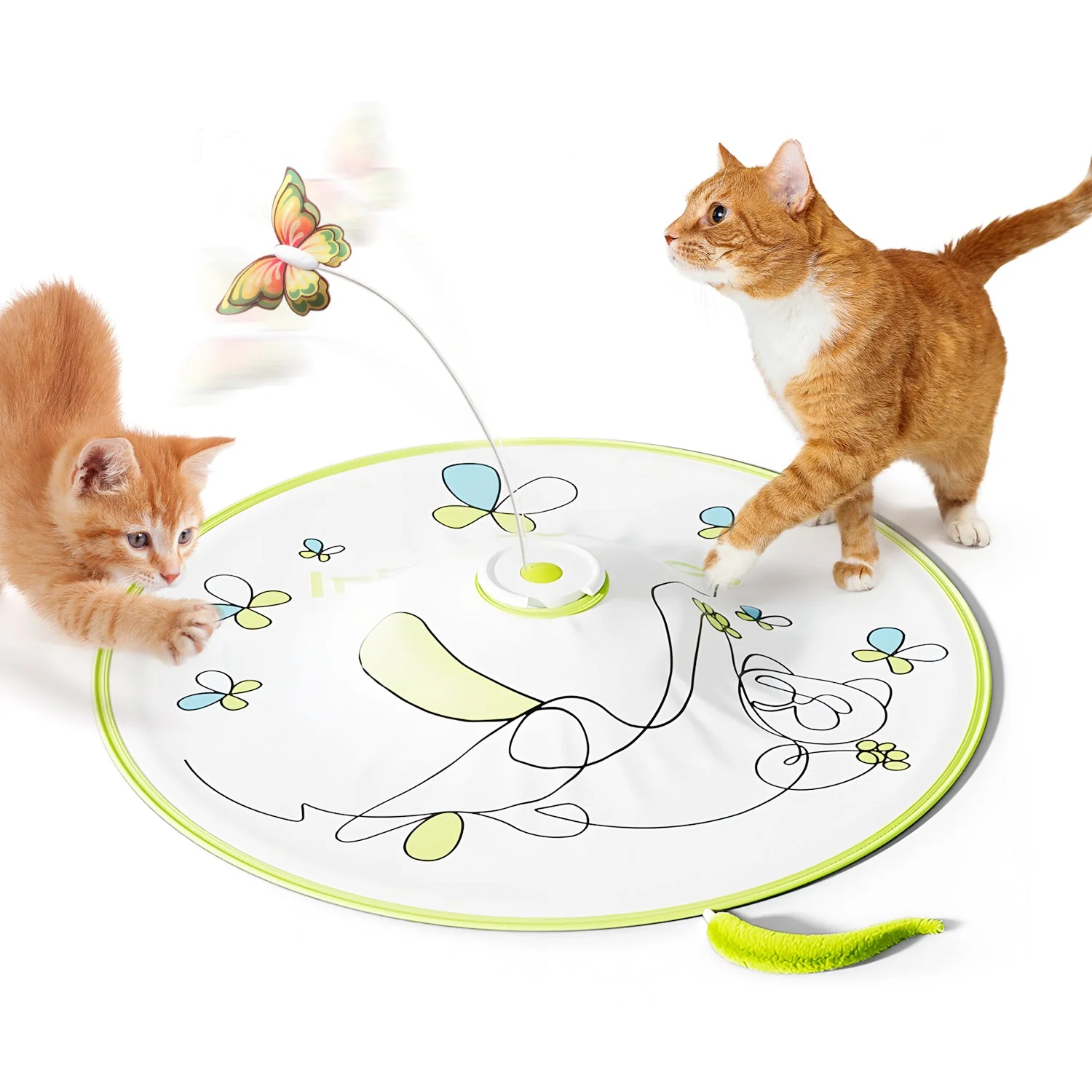 Interactive Flutter Bug Cat Toy with Motion-activated Hide-N-Seek - Image 11