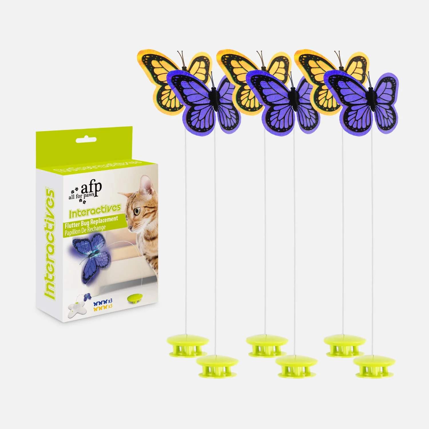 Interactive Flutter Bug Cat Toy with Motion-activated Hide-N-Seek - Image 12