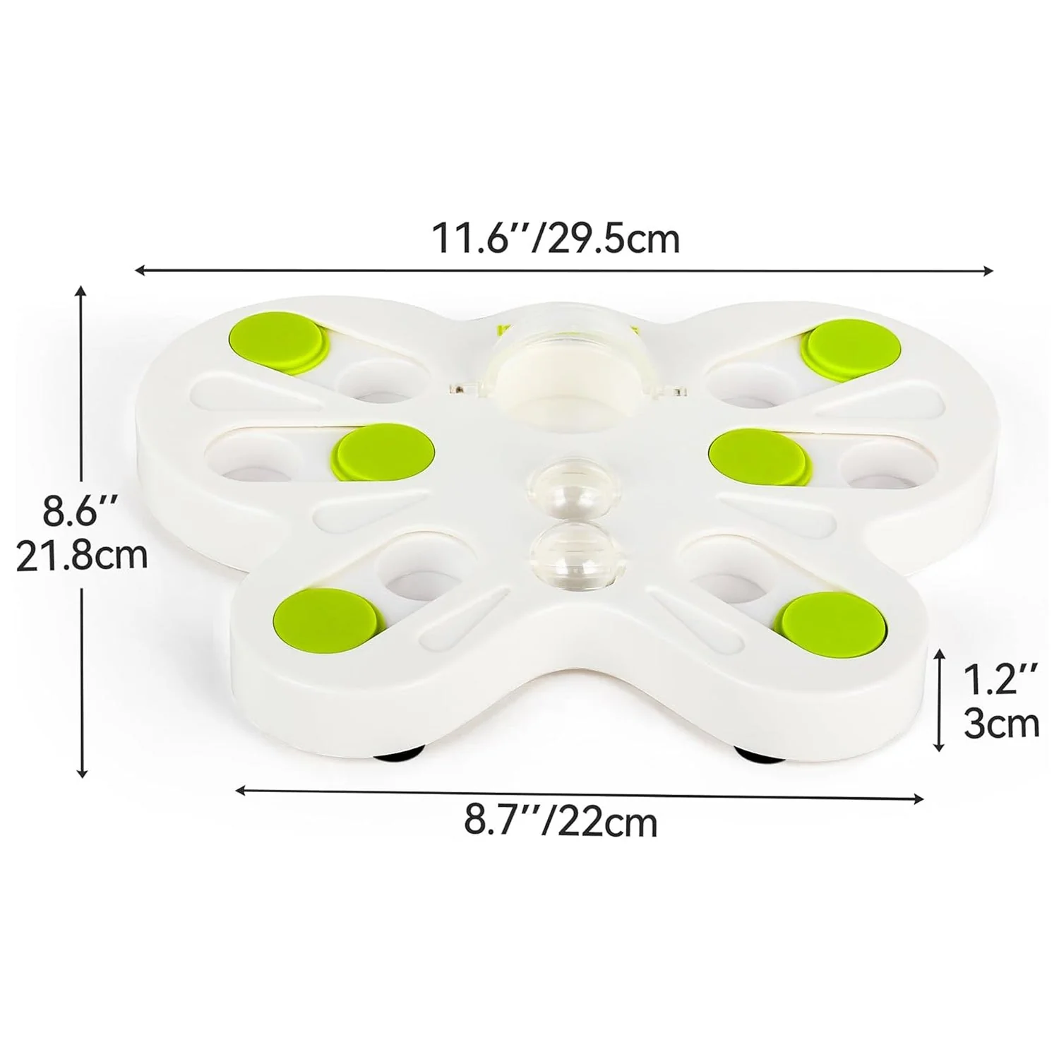 Interactives - Cat Toys - Interactive Cat Treat Puzzle Slow Feeder for Indoor Play - Image 9