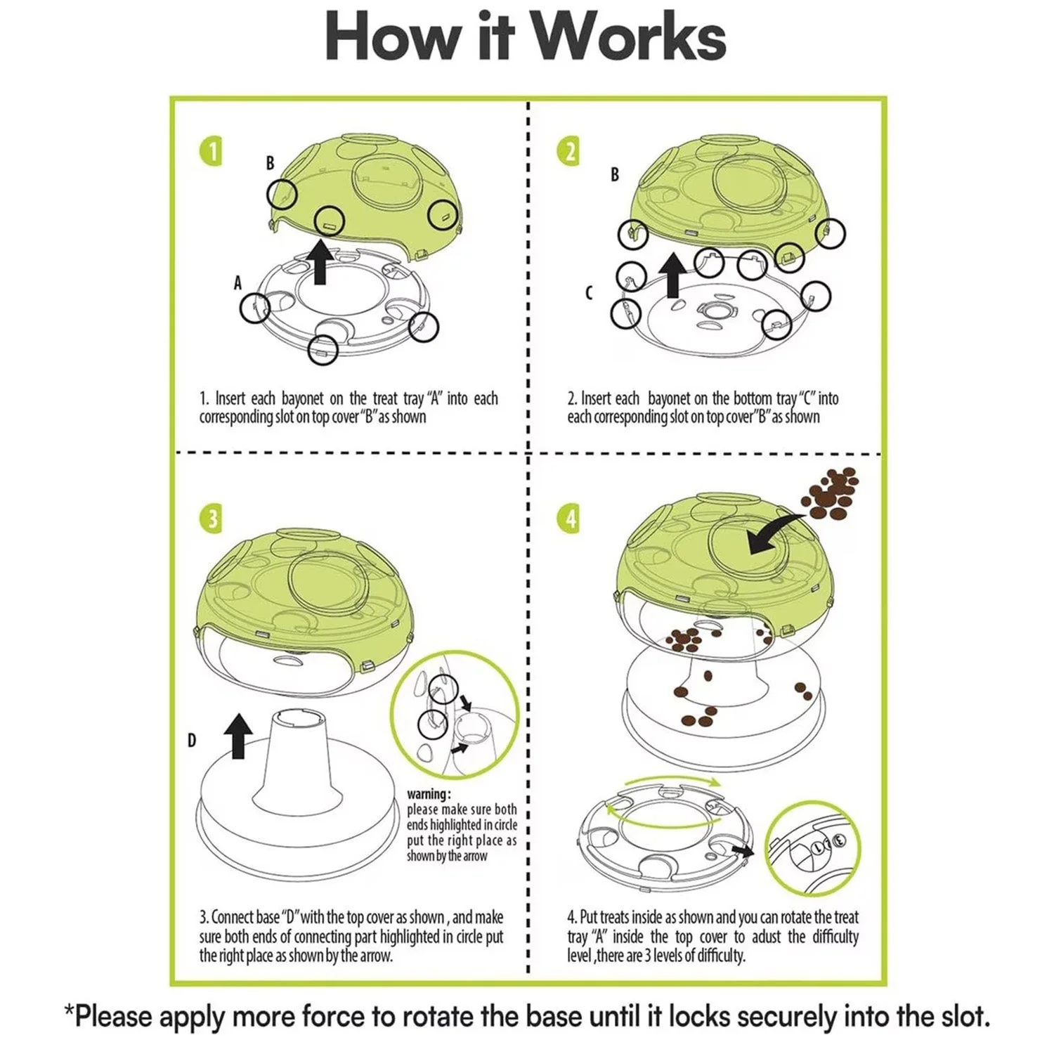 Interactives -Mushroom cat puzzle toy for Enrichmentni - Image 9