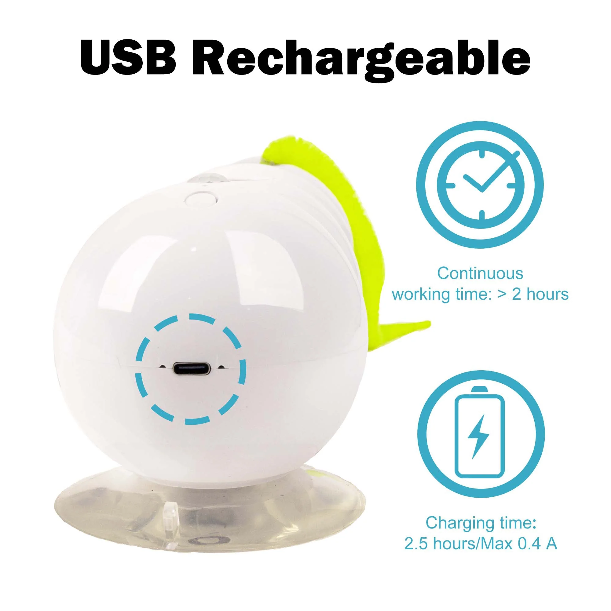 Interactives - Wack'A'Worm Post Cat Toy - Image 6