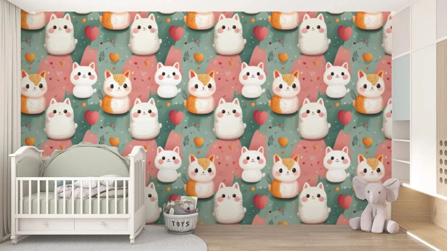 Kawaii Cat Cuddle Paradise - Image 6